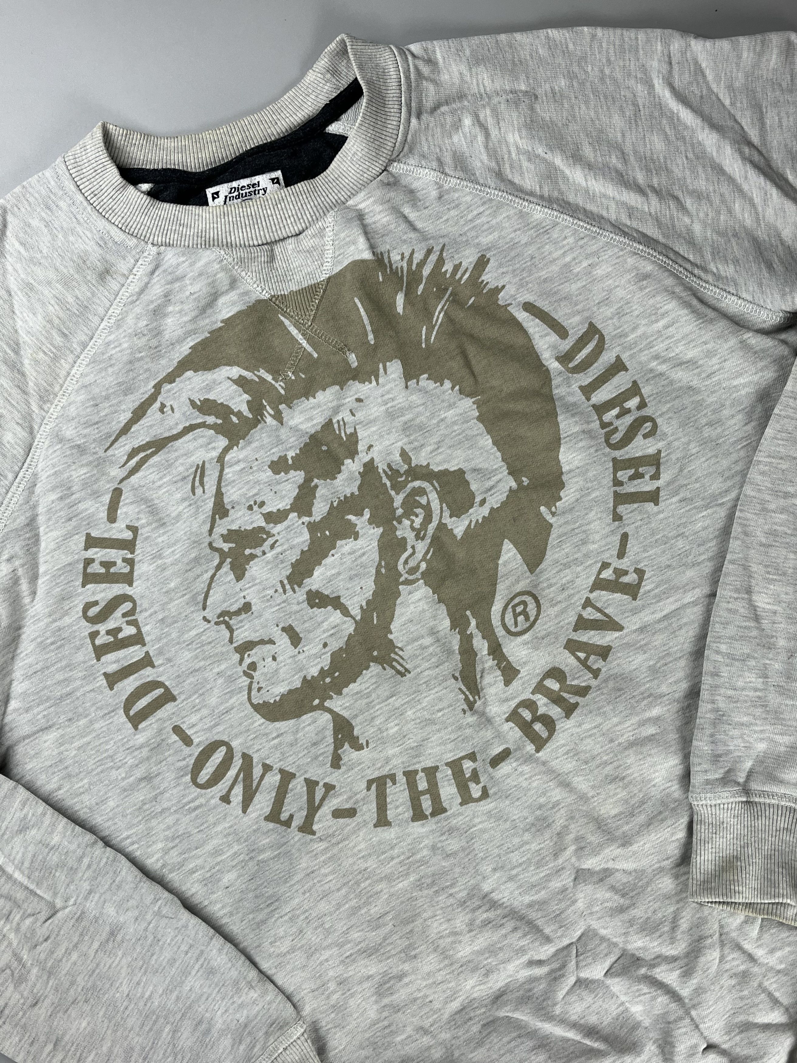 Diesel × Vintage Rare DIESEL Big Logo Vintage Sweatshirt Size US L / EU 52-54 / 3 - 5 Thumbnail