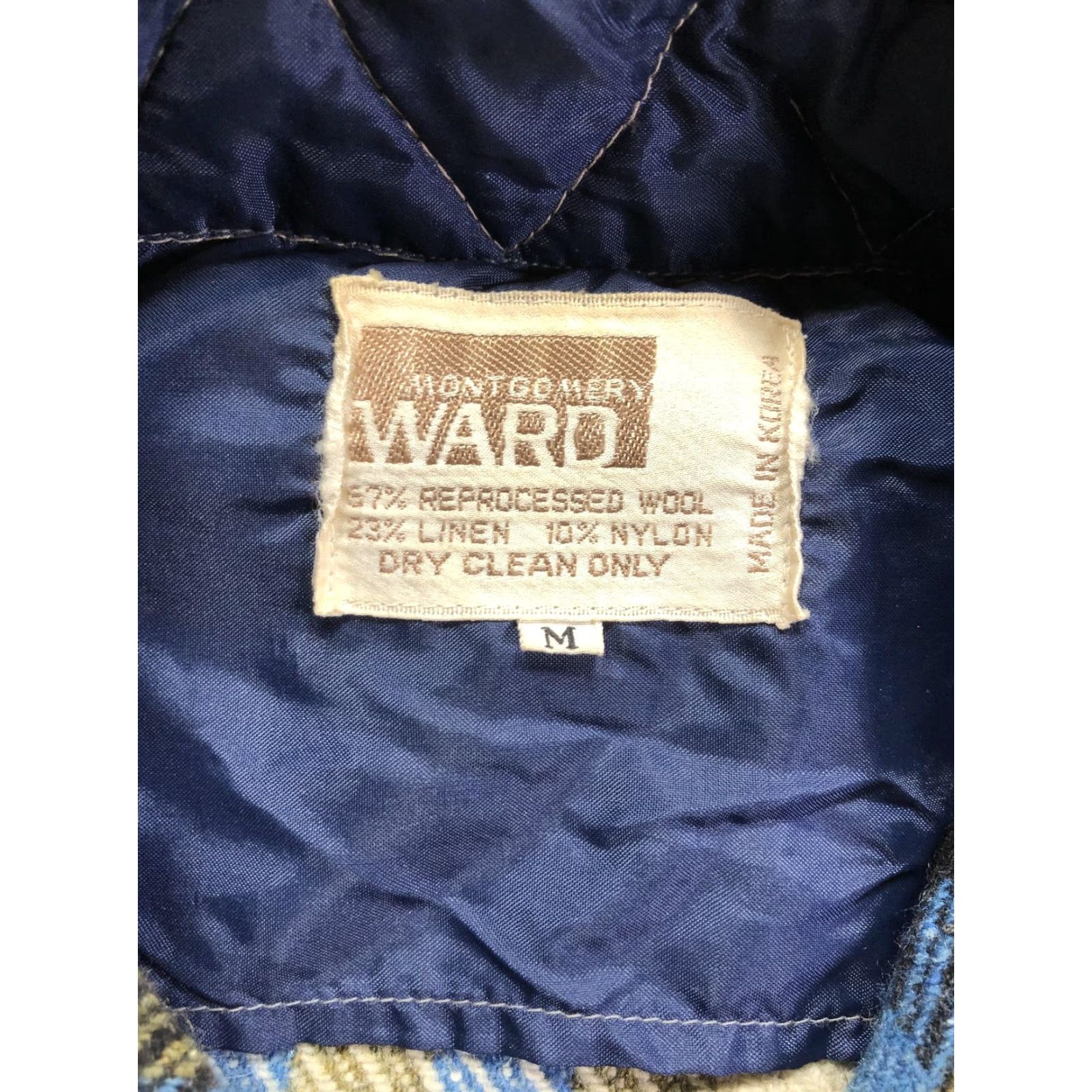 Vintage VINTAGE Montgomery Ward Jacket Mens M Plaid Wool Quilted Lined Flannel Size US M / EU 48-50 / 2 - 7 Thumbnail