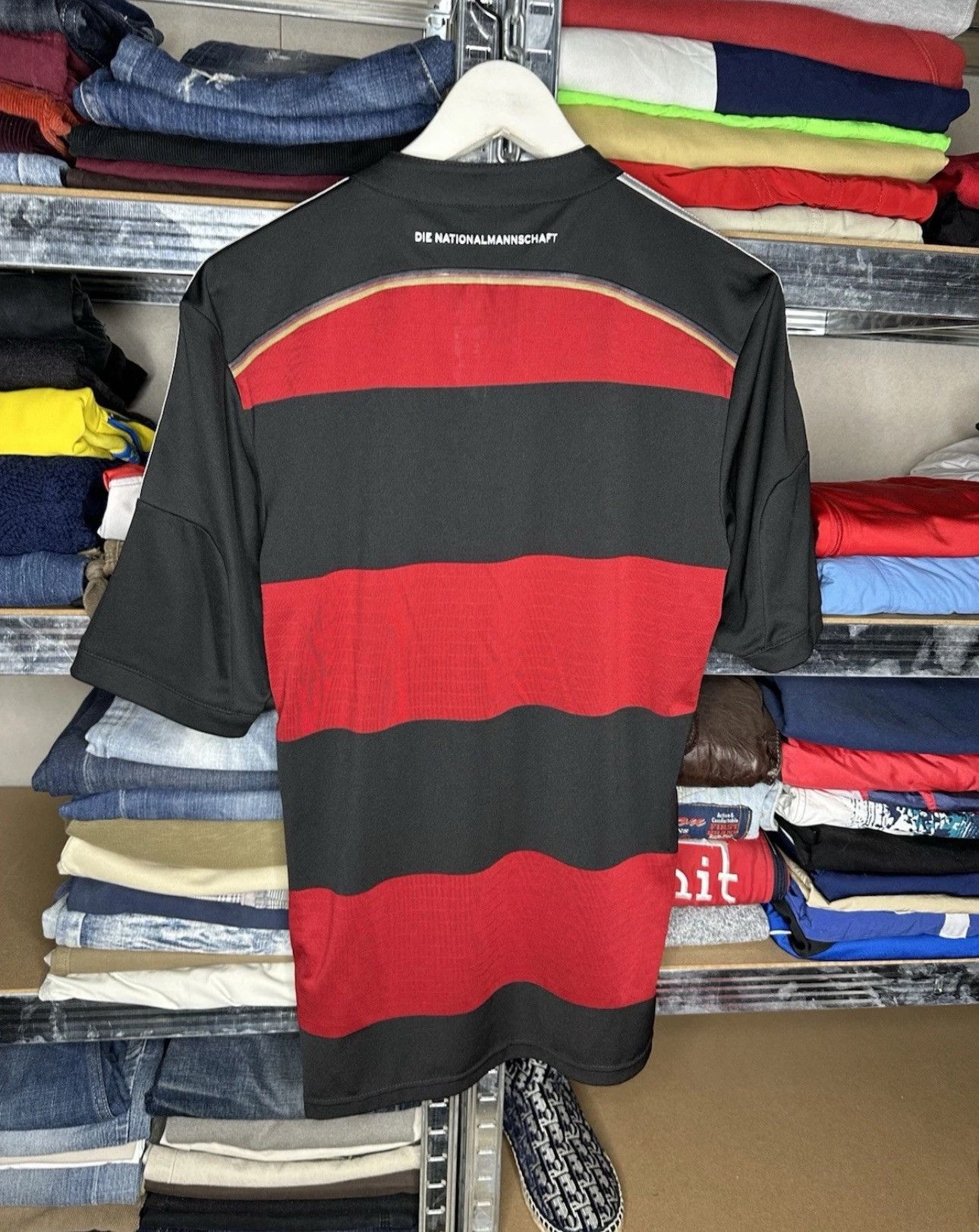 Adidas GERMANY 2014/15 AWAY FOOTBALL SHIRT ADIDAS JERSEY Size US S / EU 44-46 / 1 - 2 Thumbnail