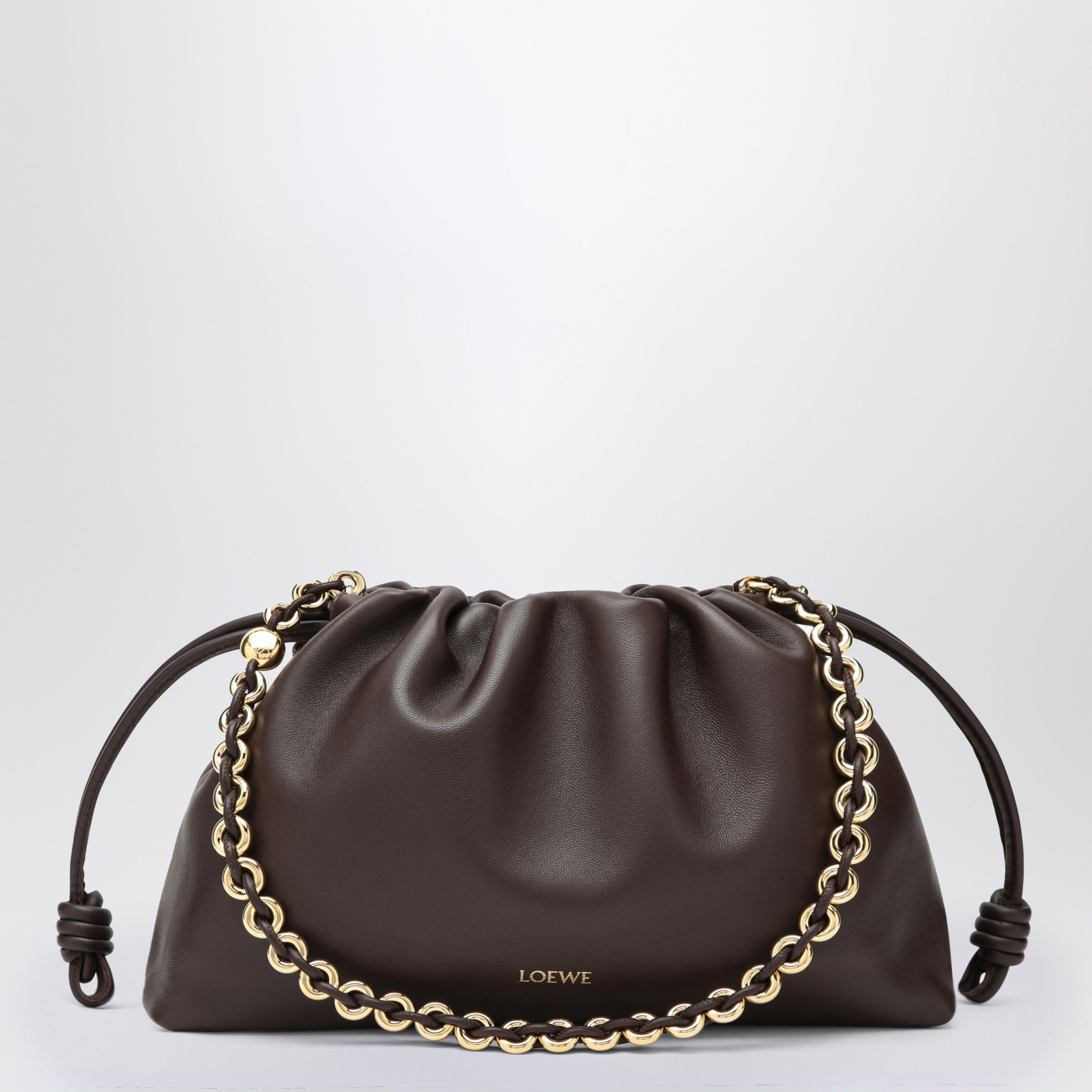 Loewe Loewe Flamenco Purse Medium Bag In Dark Brownie Size ONE SIZE - 1 Thumbnail