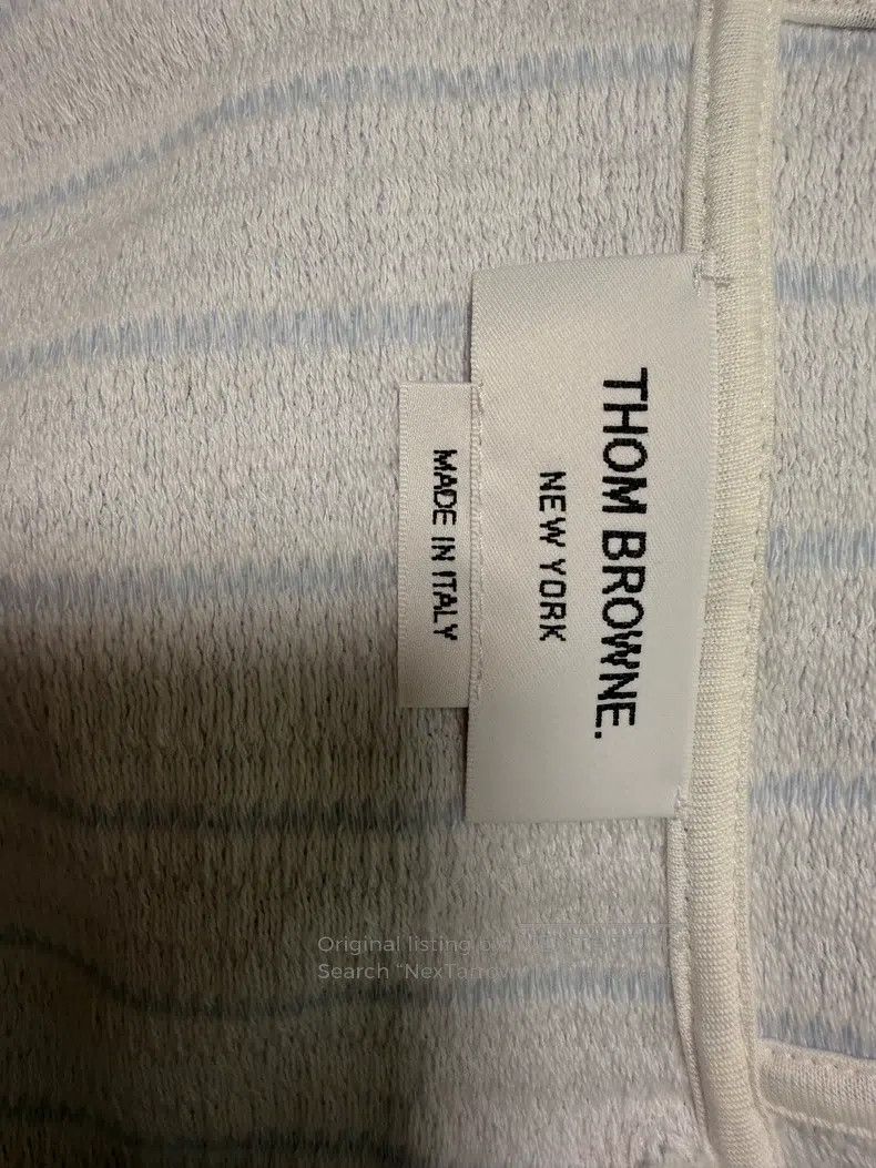 Thom Browne Thom Browne Blue and white striped sportswear Size XS / US 0-2 / IT 36-38 - 3 Thumbnail