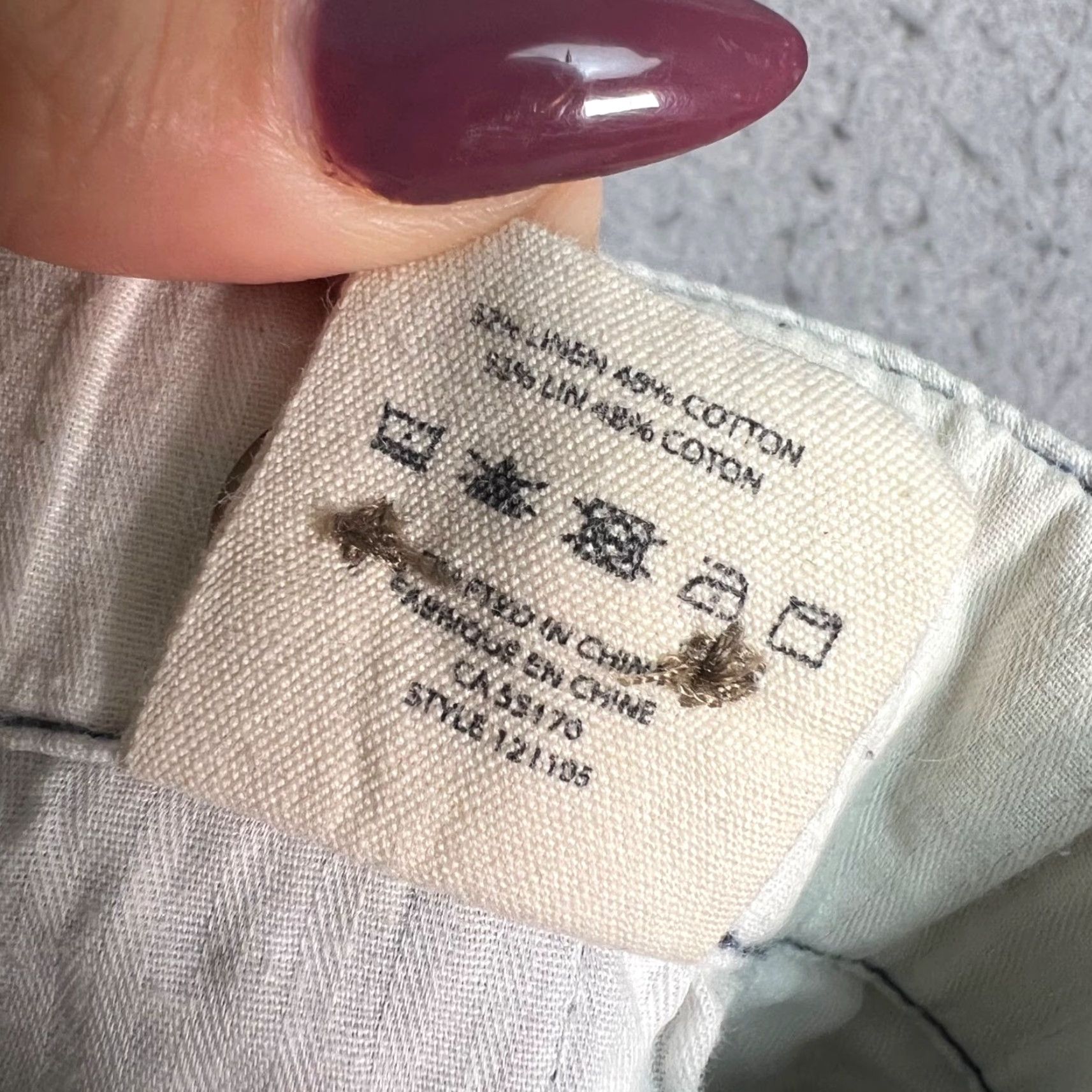 Vintage VINTAGE Frank & Oak Rue St-Viateur Mens Small Chambray Pants Cotton Blend Blue Chino Flat Front Tapered 34in Waist 32in Inseam Mens Size US 29 - 4 Thumbnail