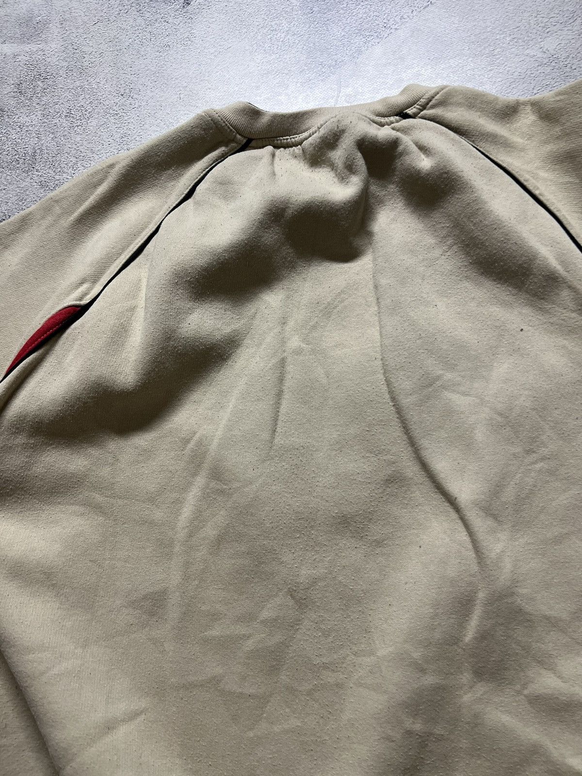 Vintage Vintage Y2K Adidas Big Logo Beige Oversized Sweatshirt 90’s Size US XXL / EU 58 / 5 - 8 Thumbnail