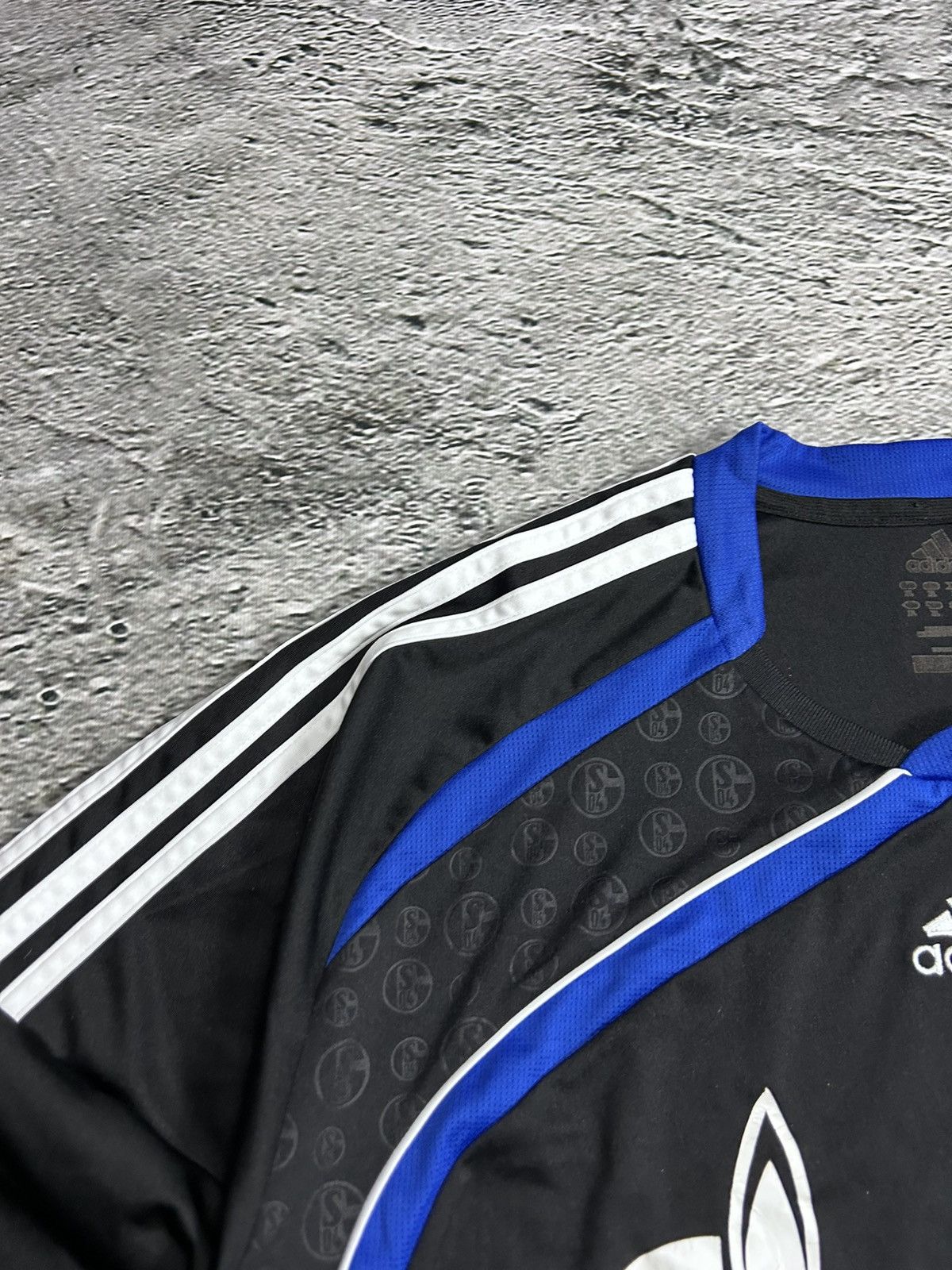 Adidas Schalke 04 2008/2009 vintage Adidas Jersey black Gazprom Size US XL / EU 56 / 4 - 3 Thumbnail