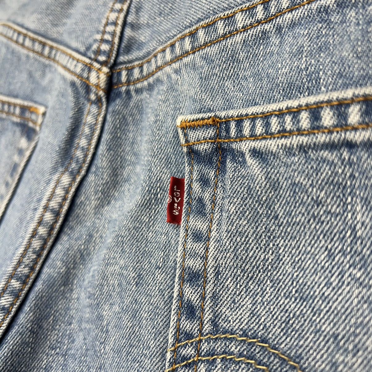 Levi's Levis 505 Jeans Regular Fit Straight Blue Pants Denim Y2K Size US 33 - 12 Thumbnail