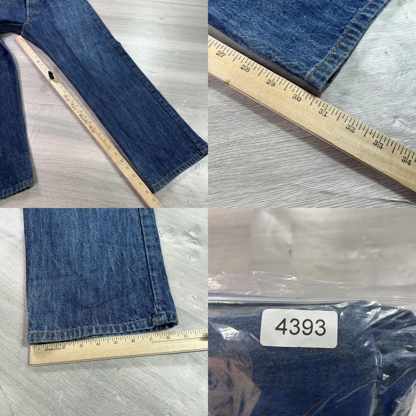 Levi's Levi's 501 Jeans Mens 38x31 Blue Button Fly Straight Leg Denim Red Tab Womens? Size US 38 / EU 54 - 9 Thumbnail