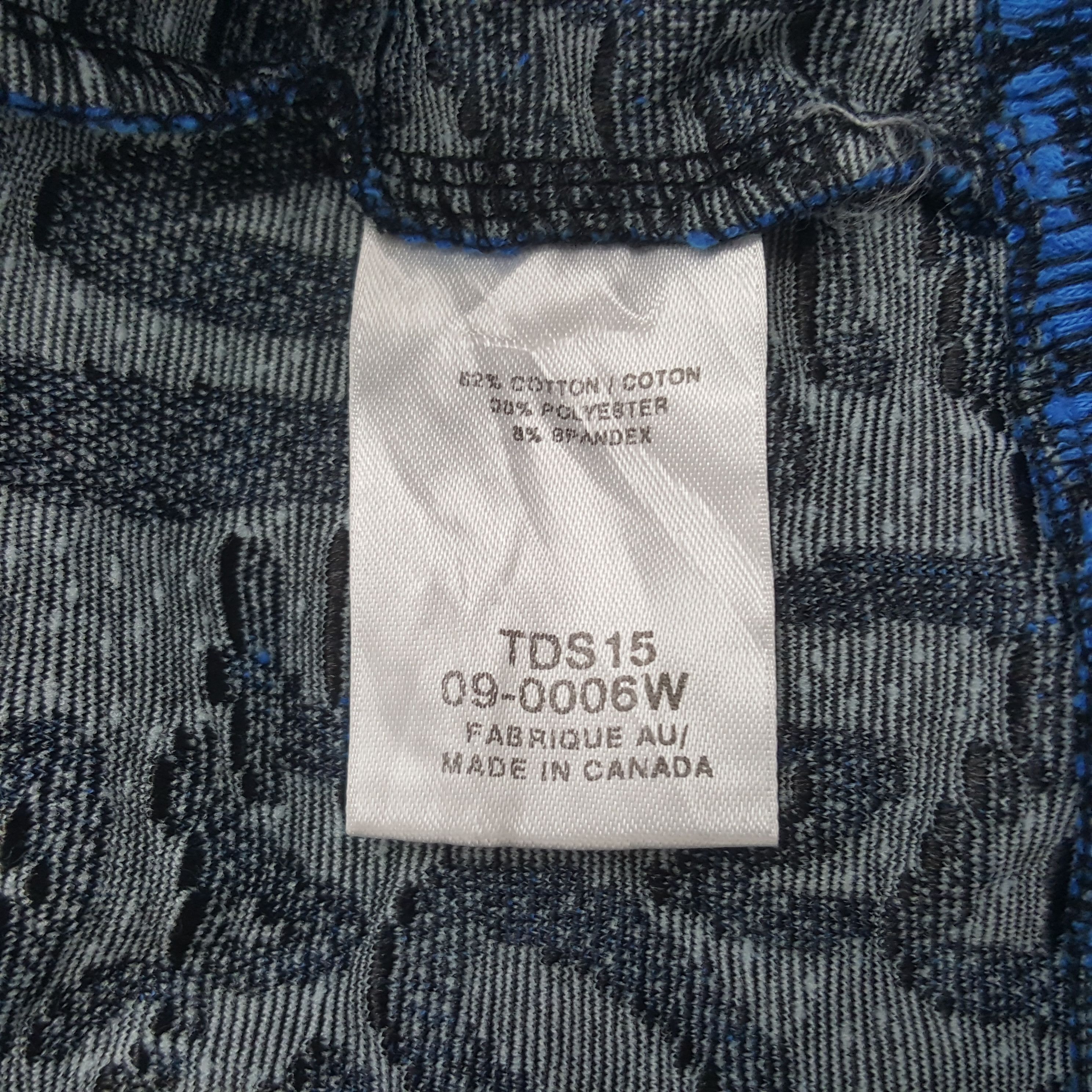 Designer Tonia Debellis Full Monogram Black Blue Zipper Jacket Size US XS / EU 42 / 0 - 8 Thumbnail