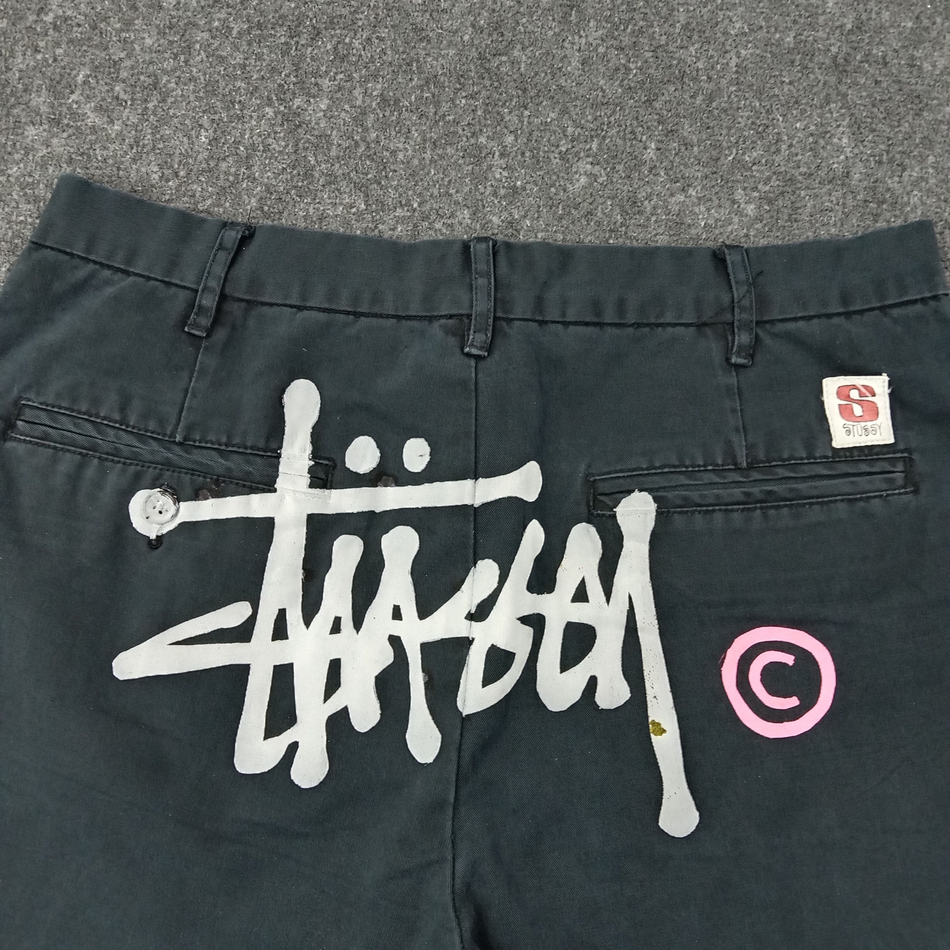 Stussy Stussy American Street Style Short Pants C228N30 Size US 32 / EU 48 - 2 Thumbnail