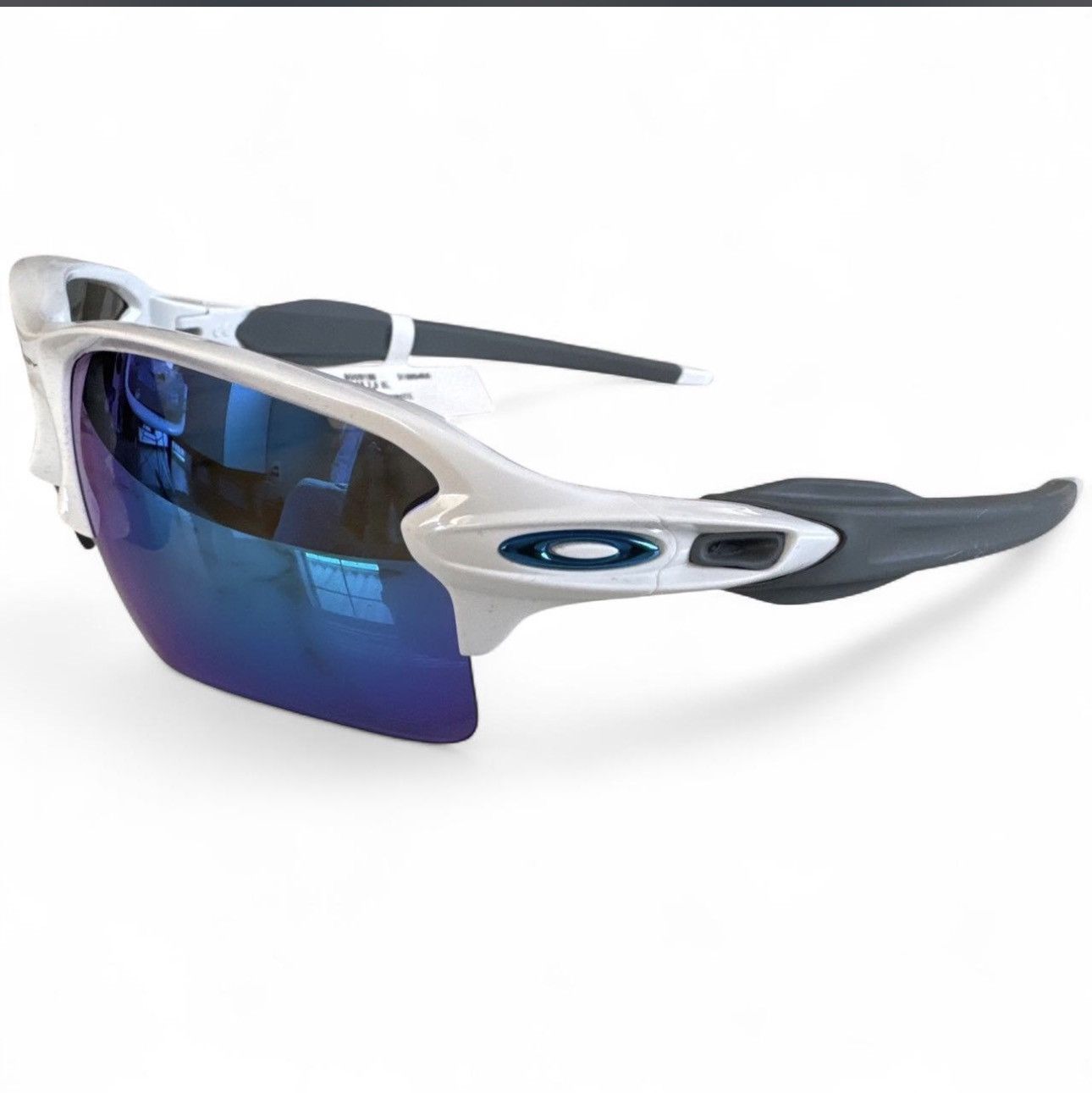 Oakley Oakley Flak 2.0 XL White/Prizm Sapphire – New Size ONE SIZE - 3 Thumbnail