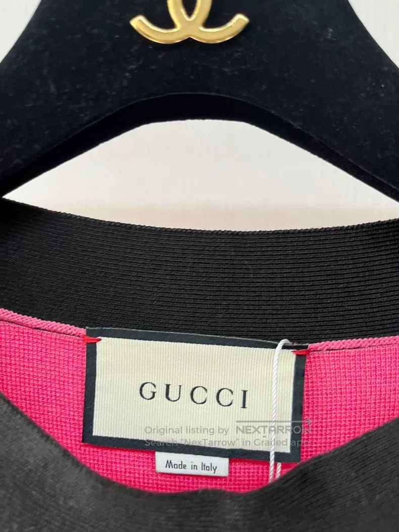 Gucci Gucci Black and pink colour-blocked mulberry silk blended Size S / US 4 / IT 40 - 7 Thumbnail