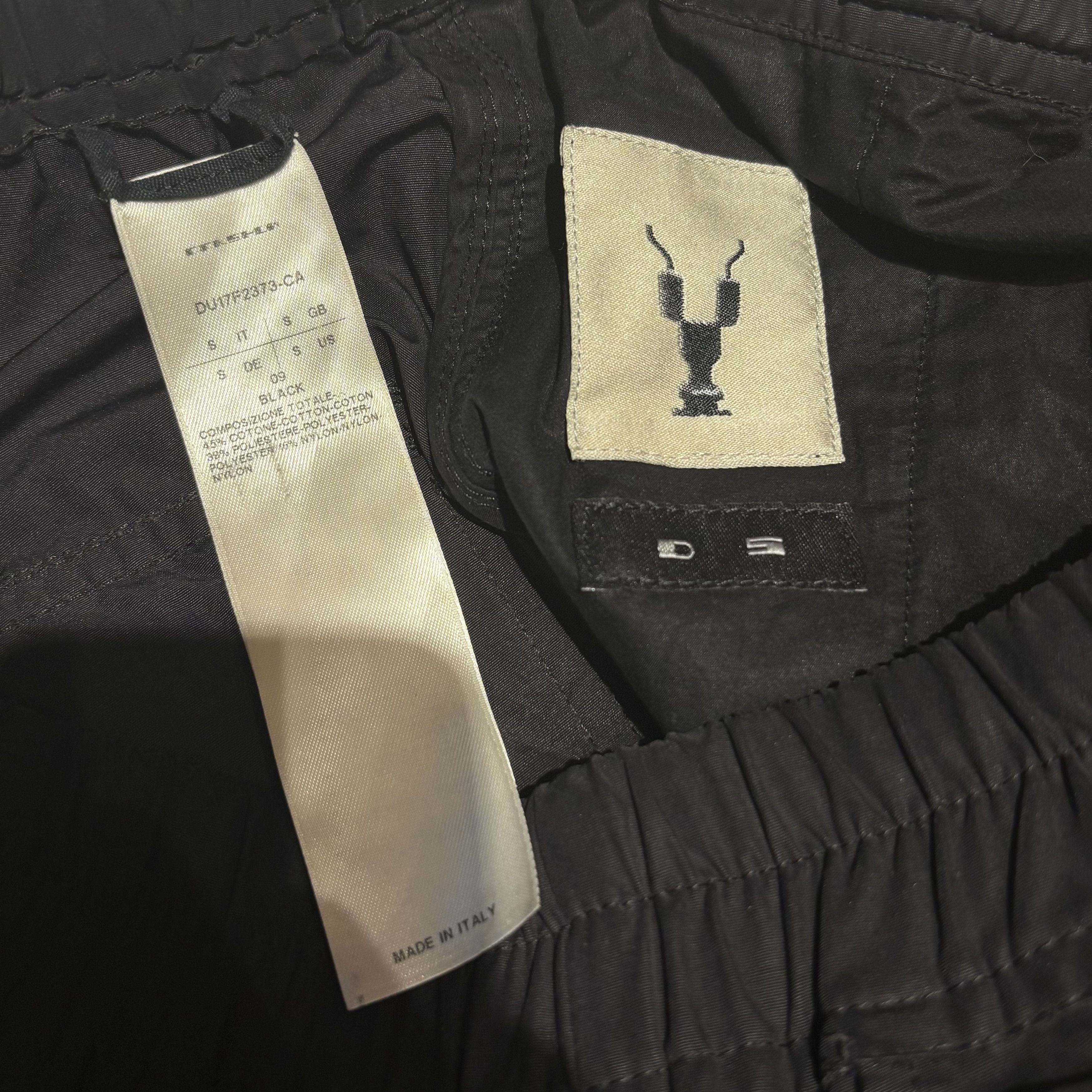 Rick Owens Drkshdw Rick Owens Drkshdw Cropped Dropcrotch Pants FW17 Glitter Size US 30 / EU 46 - 3 Thumbnail