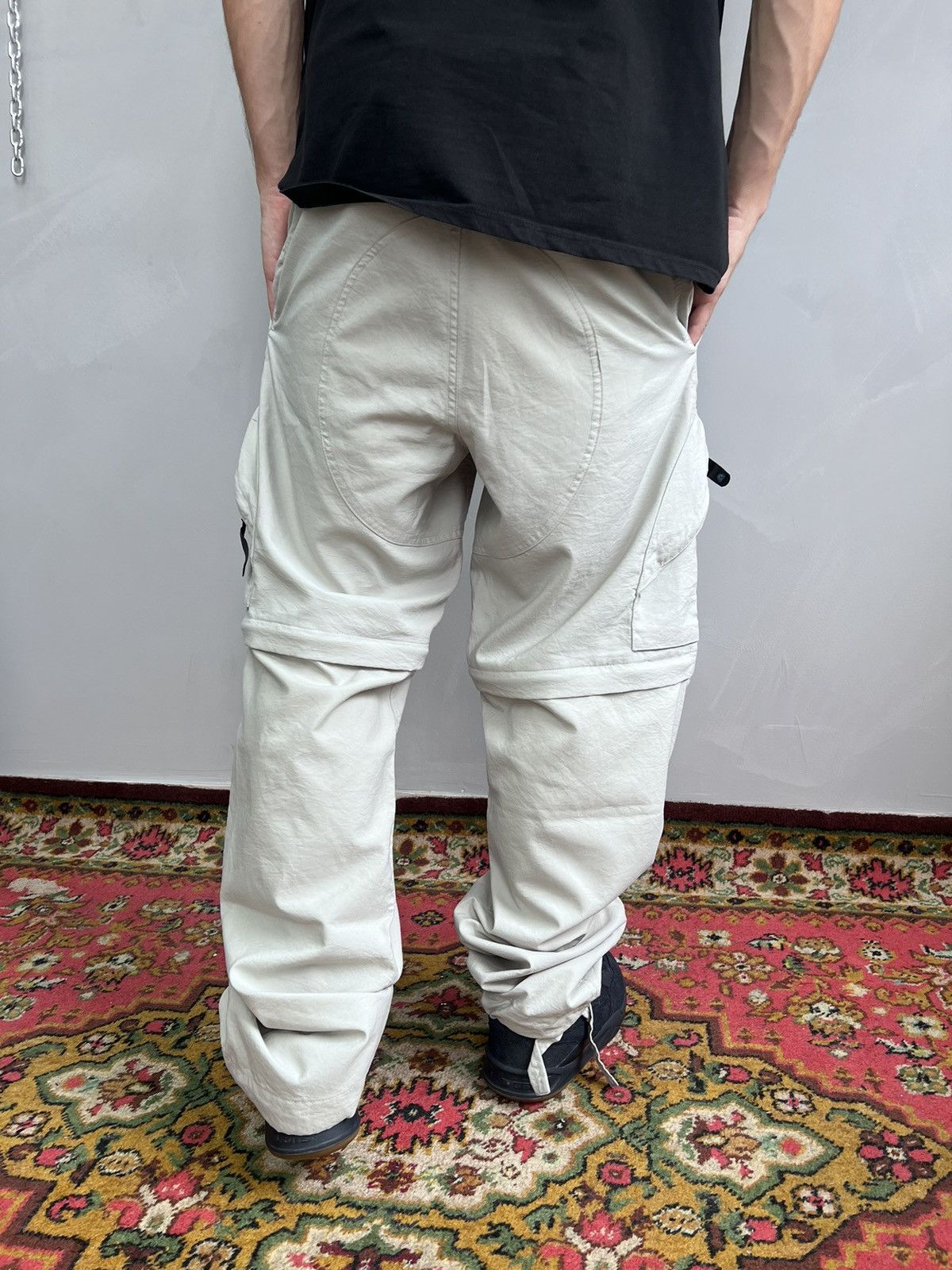 Nike × Vintage RARE Nike Y2K Nylon Baggy Drill Vintage TN ACG Sweatpants Size US 32 / EU 48 - 9 Thumbnail