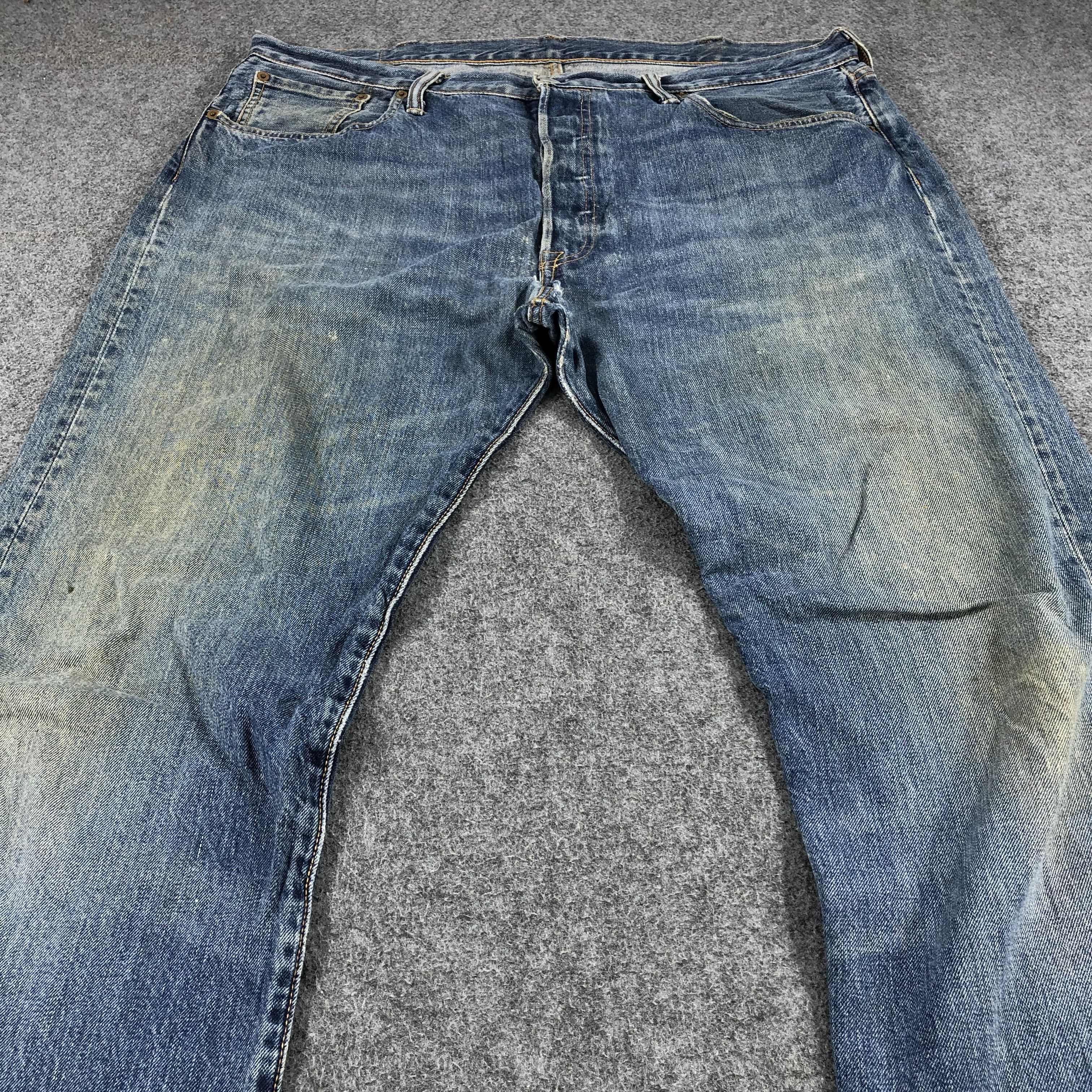 Levi's Vintage Medium Wash Levis 501 Jeans-JM950 Size US 41 - 3 Thumbnail