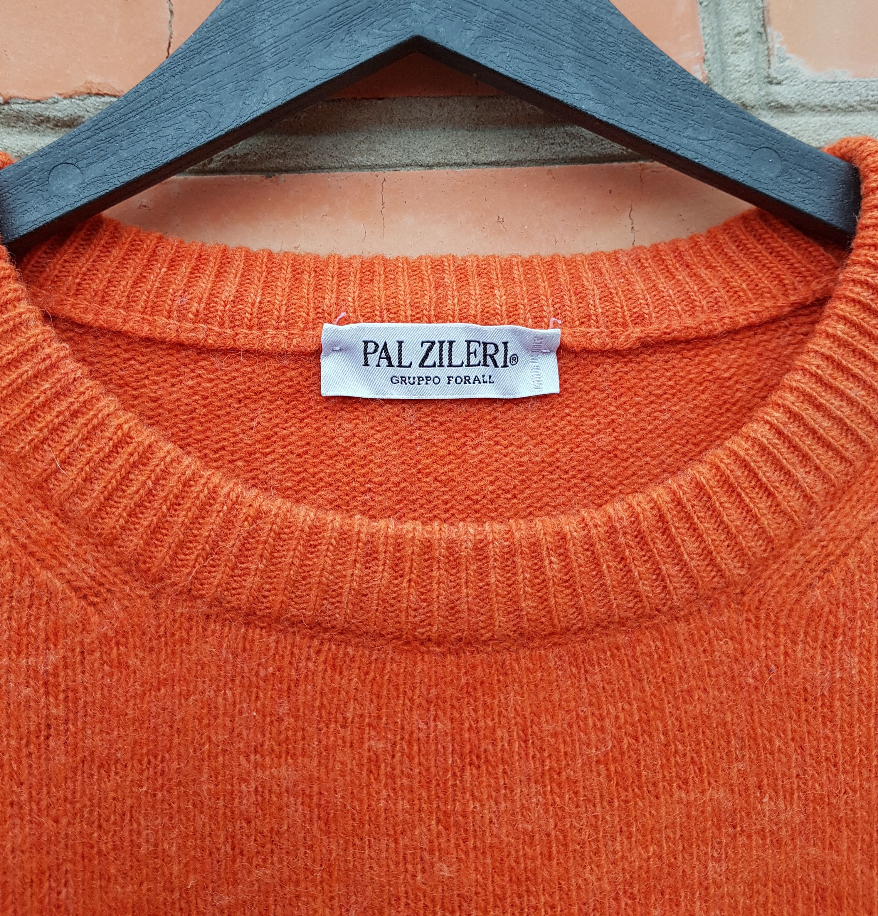 Pal Zileri Pal Zileri Vintage Orange Wool Sweater sz 56 Size US XXL / EU 58 / 5 - 4 Thumbnail