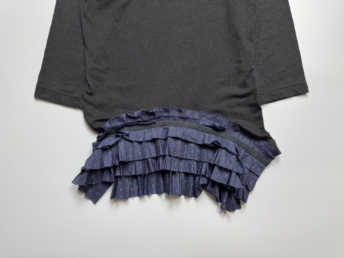 Y's Y’s By Yohji Yamamoto - Pleated Back 3/4 Sleeve Blouse Size XS / US 0-2 / IT 36-38 - 6 Thumbnail