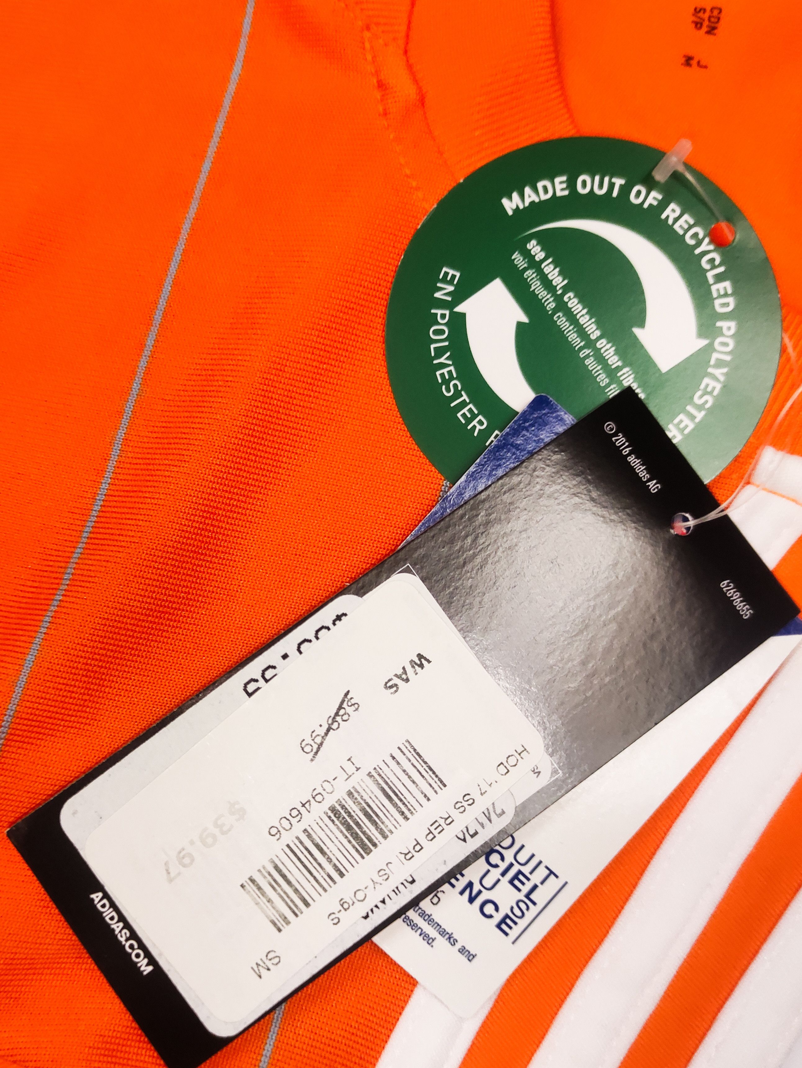 Adidas BNWT Houston Dynamo 2017 2018 Adidas Home Shirt Size US S / EU 44-46 / 1 - 4 Thumbnail