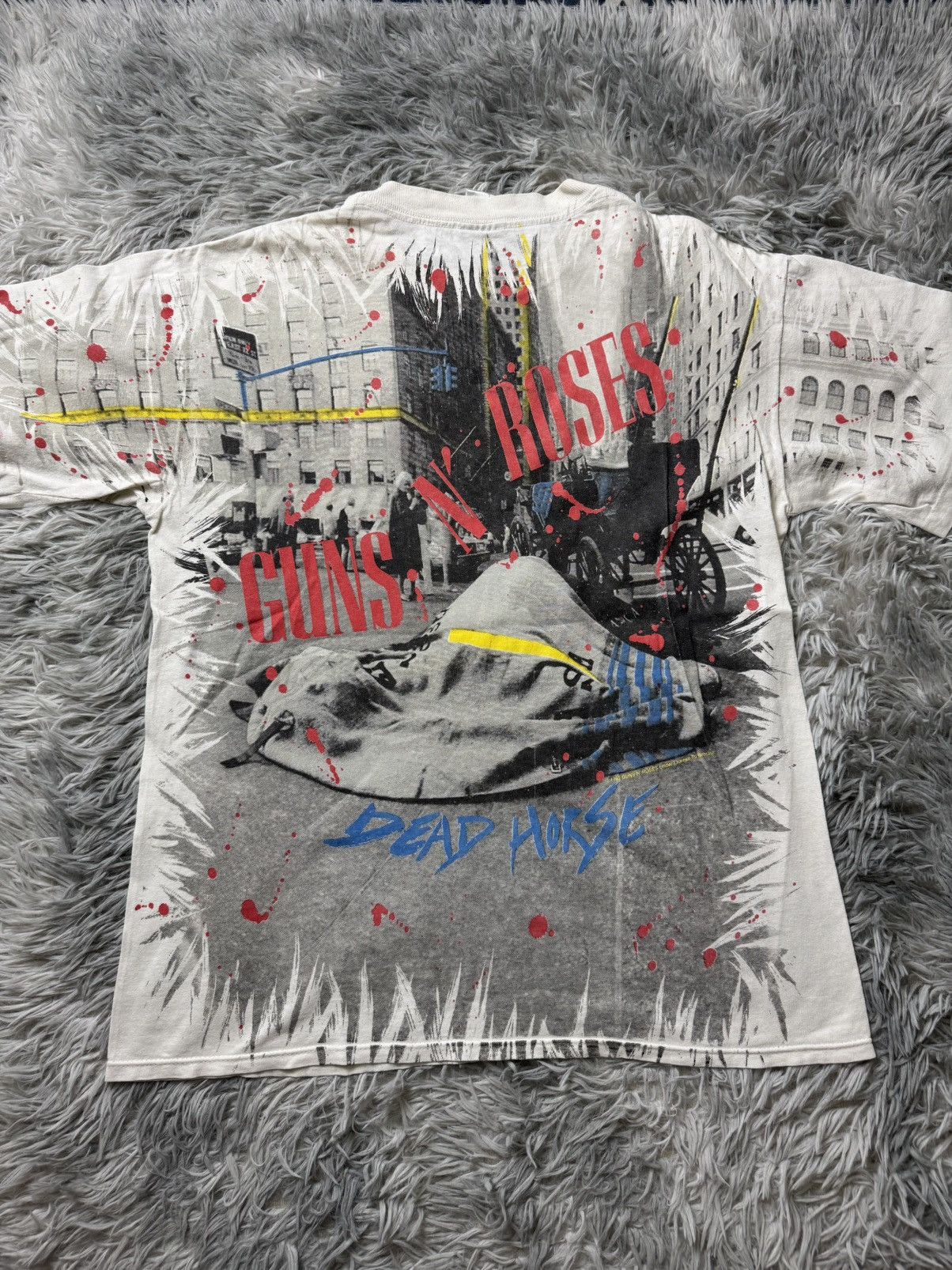 Guns N' Roses Vintage Gun N Roses 1992 Dead Horse Size US L / EU 52-54 / 3 - 6 Thumbnail