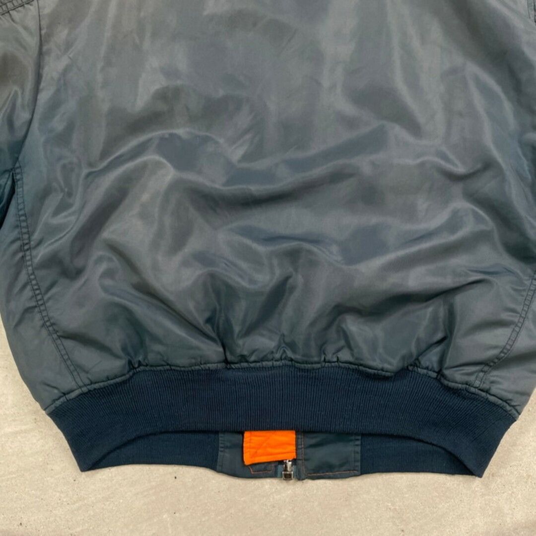 Alpha Industries Reversible 90s MA-1 Bomber jkt US army navy military usa Size US L / EU 52-54 / 3 - 11 Thumbnail