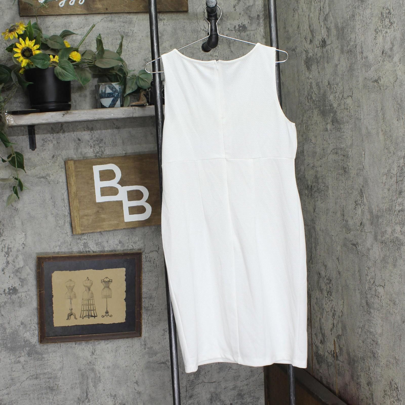 Other Nwt Ny Collection Jacket And Dress Set Pny9115 White 14p Size XL / US 12-14 / IT 48-50 - 5 Thumbnail