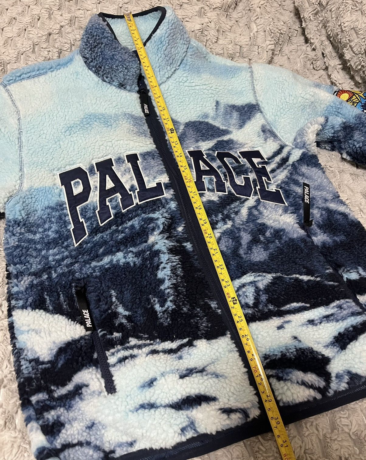 Palace Size Medium Palace Appalachian Funnel Fleece Palaska Blue  