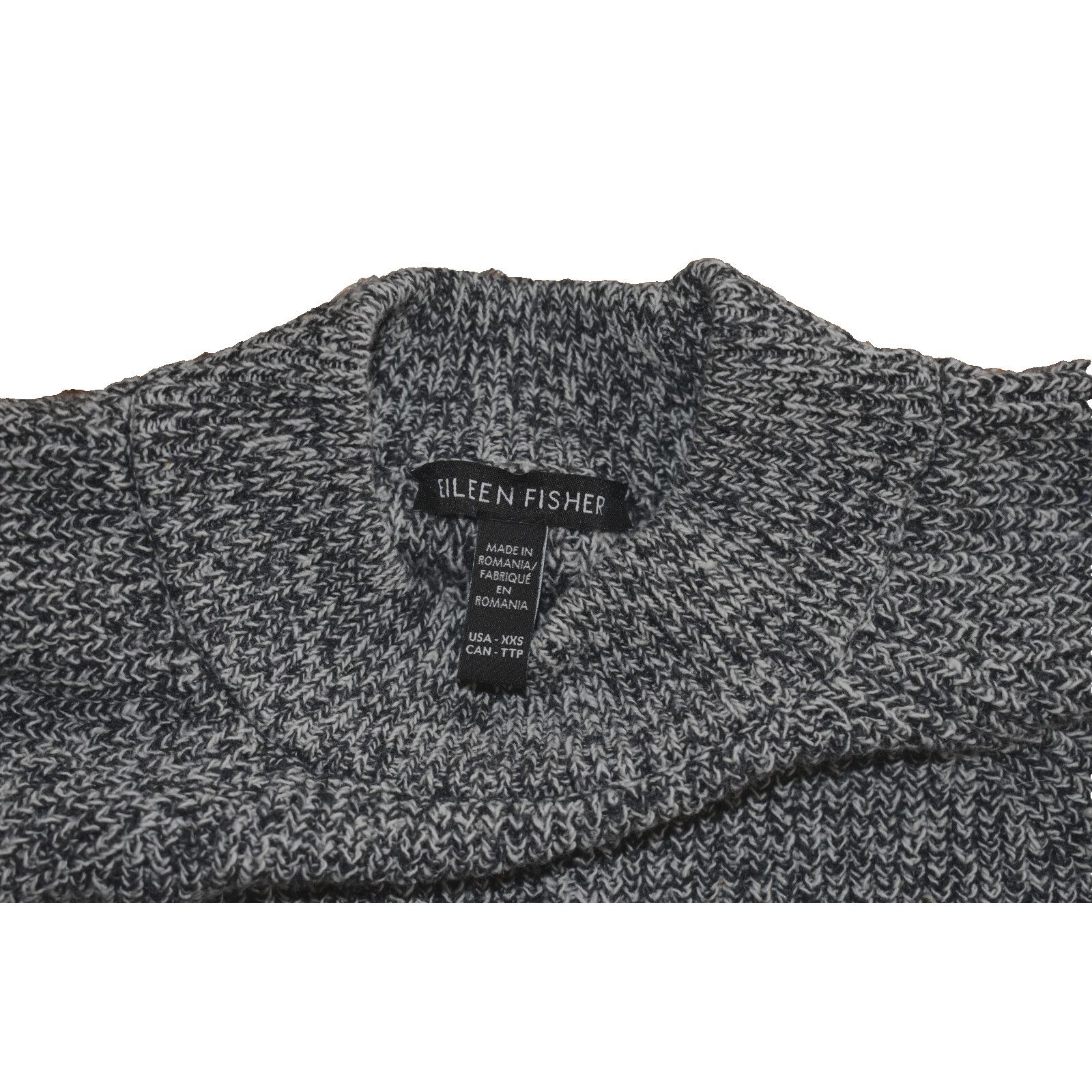 Eileen Fisher NEW EILEEN FISHER Crewneck Cropped Pullover Sweater Sz XXS Size XXS / US 00 / IT 34 - 4 Thumbnail