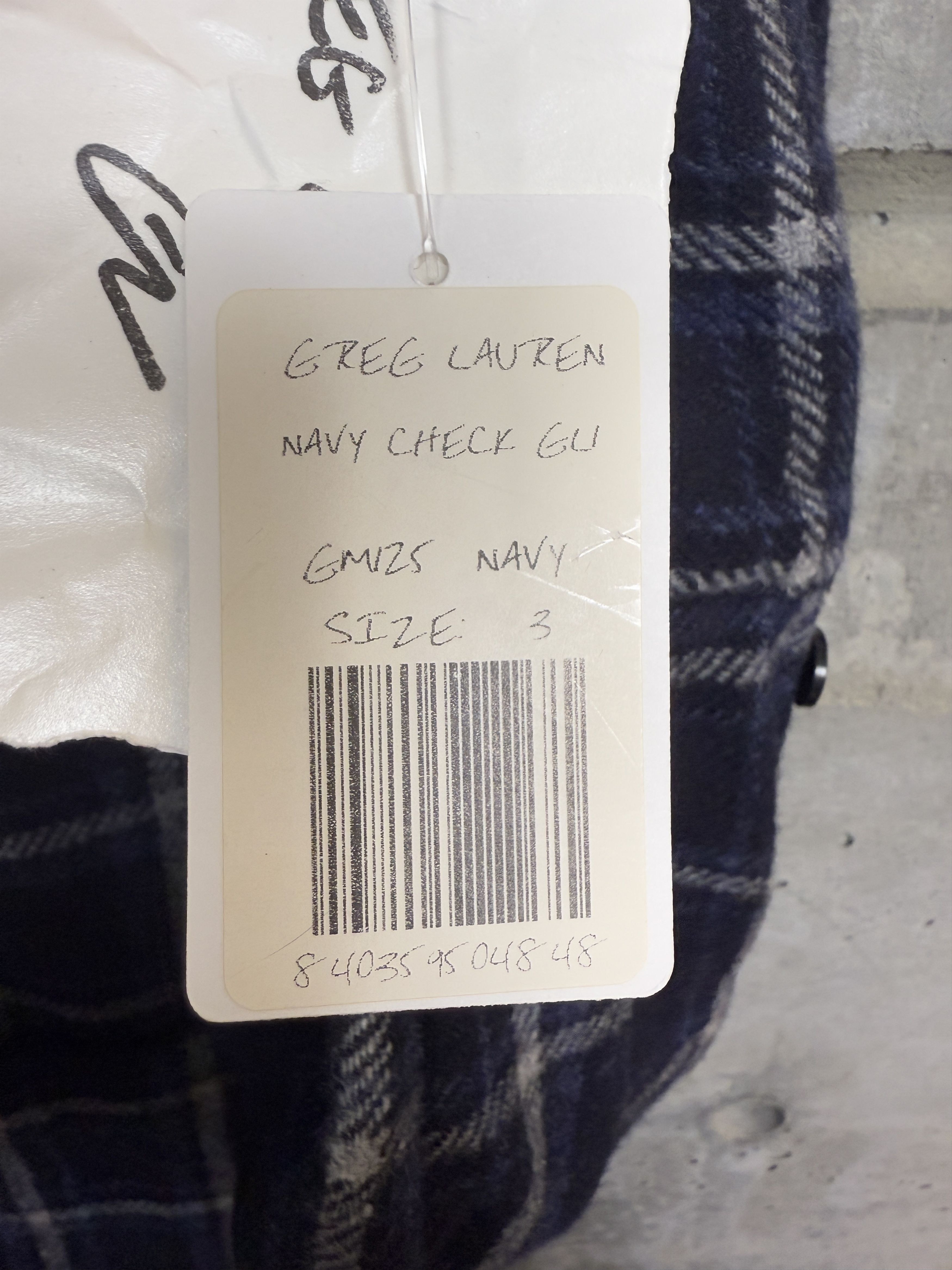 Greg Lauren Greg Lauren Navy Check GL 1 Kimono Size US L / EU 52-54 / 3 - 9 Thumbnail