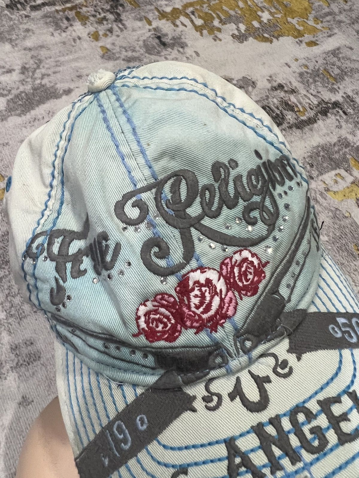 True Religion Vintage True Religion Hat Distressed - Very Style Size ONE SIZE - 11 Thumbnail