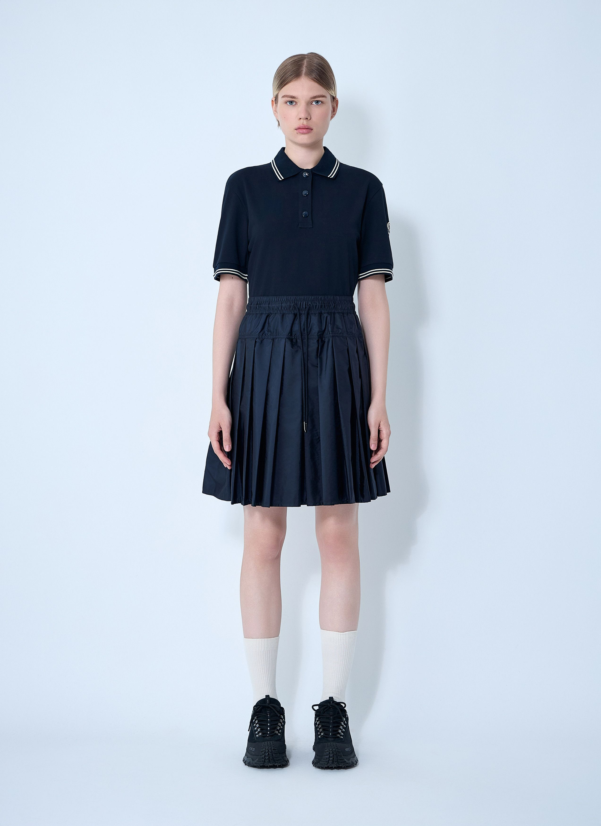 Moncler Piquet Polo Shirt Dress Size XS / US 0-2 / IT 36-38 - 1 Thumbnail