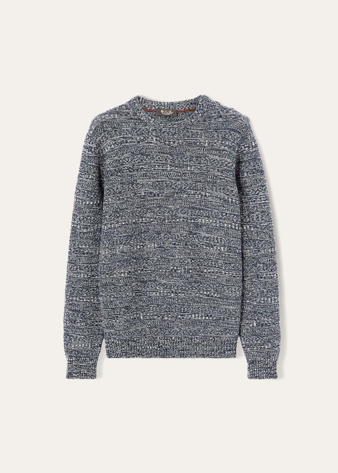 Loro Piana o1srvl11e1224 Girocollo Crewneck Cashmere Sweater in Grey Size US S / EU 44-46 / 1 - 1 Thumbnail