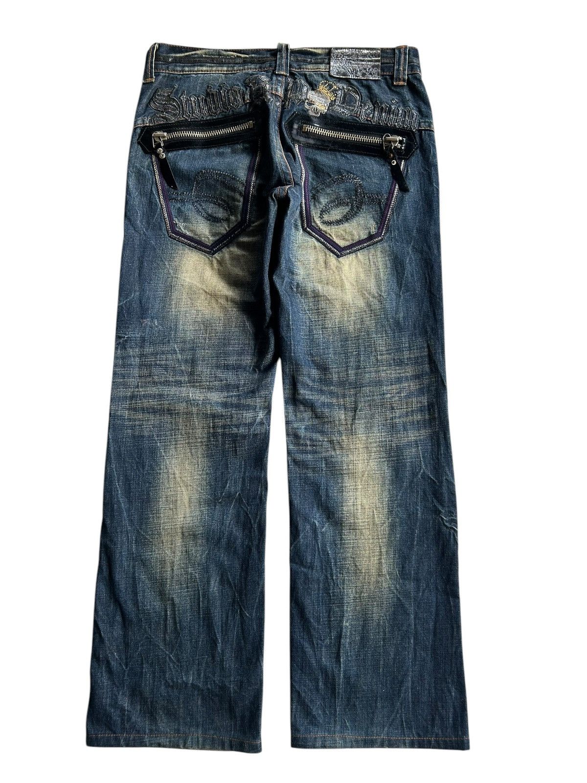 Japanese Brand × Kapital × Vintage Rusty Skull Japanese Brand Studio R.P Denim Jeans Size US 32 / EU 48 - 5 Thumbnail