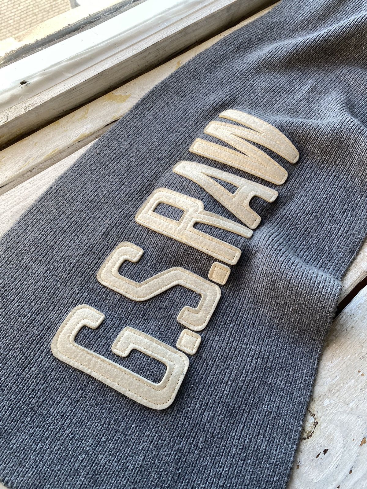 G-Star Vintage 90s G-Star Raw BIG LOGO Scarf Size ONE SIZE - 2 Thumbnail