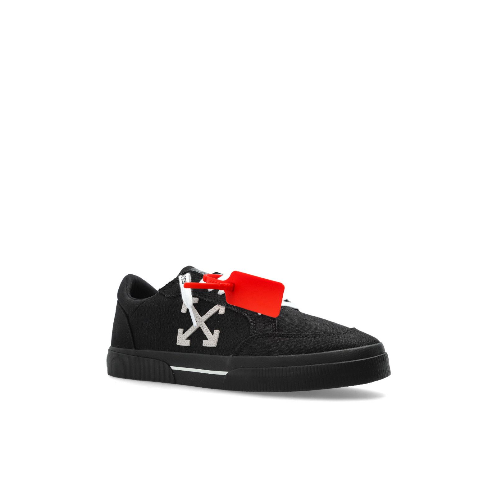 Off-White OFF-WHITE Vulcanized Black Low Sneakers New & Authentic (Men Size US 13 / EU 46 - 2 Thumbnail