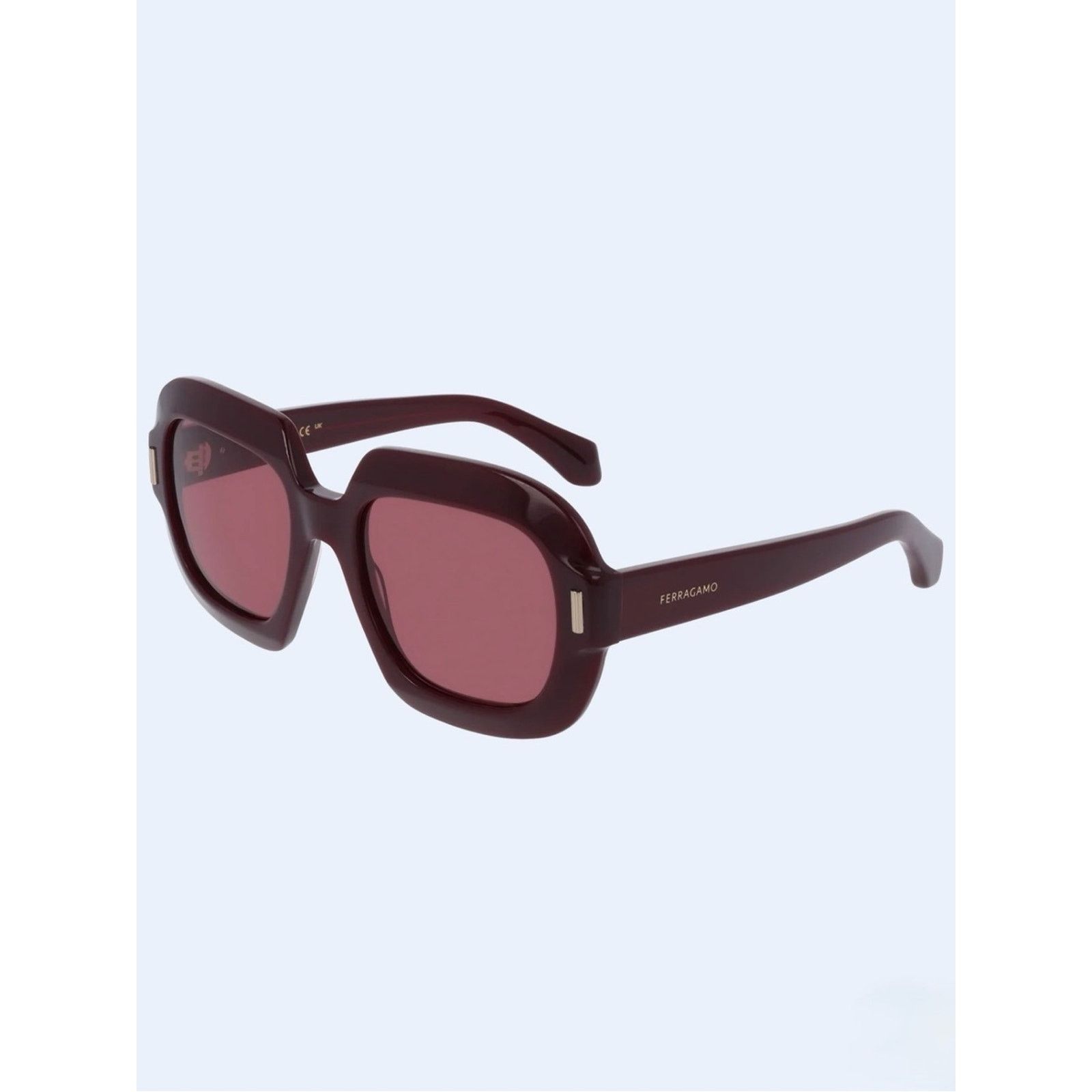 Salvatore Ferragamo New Salvatore Ferragamo SF2068SE 606 Women's Burgundy Size ONE SIZE - 1 Thumbnail