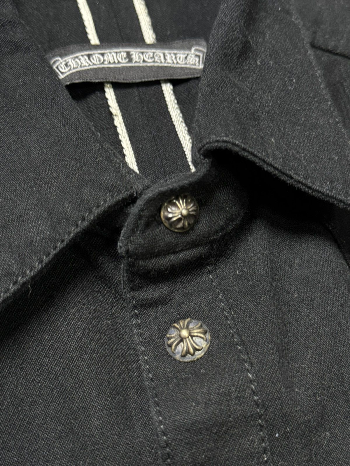 Chrome Hearts STEAL! WORK DOG DENIM TRUCKER SHIRT Size US S / EU 44-46 / 1 - 9 Thumbnail