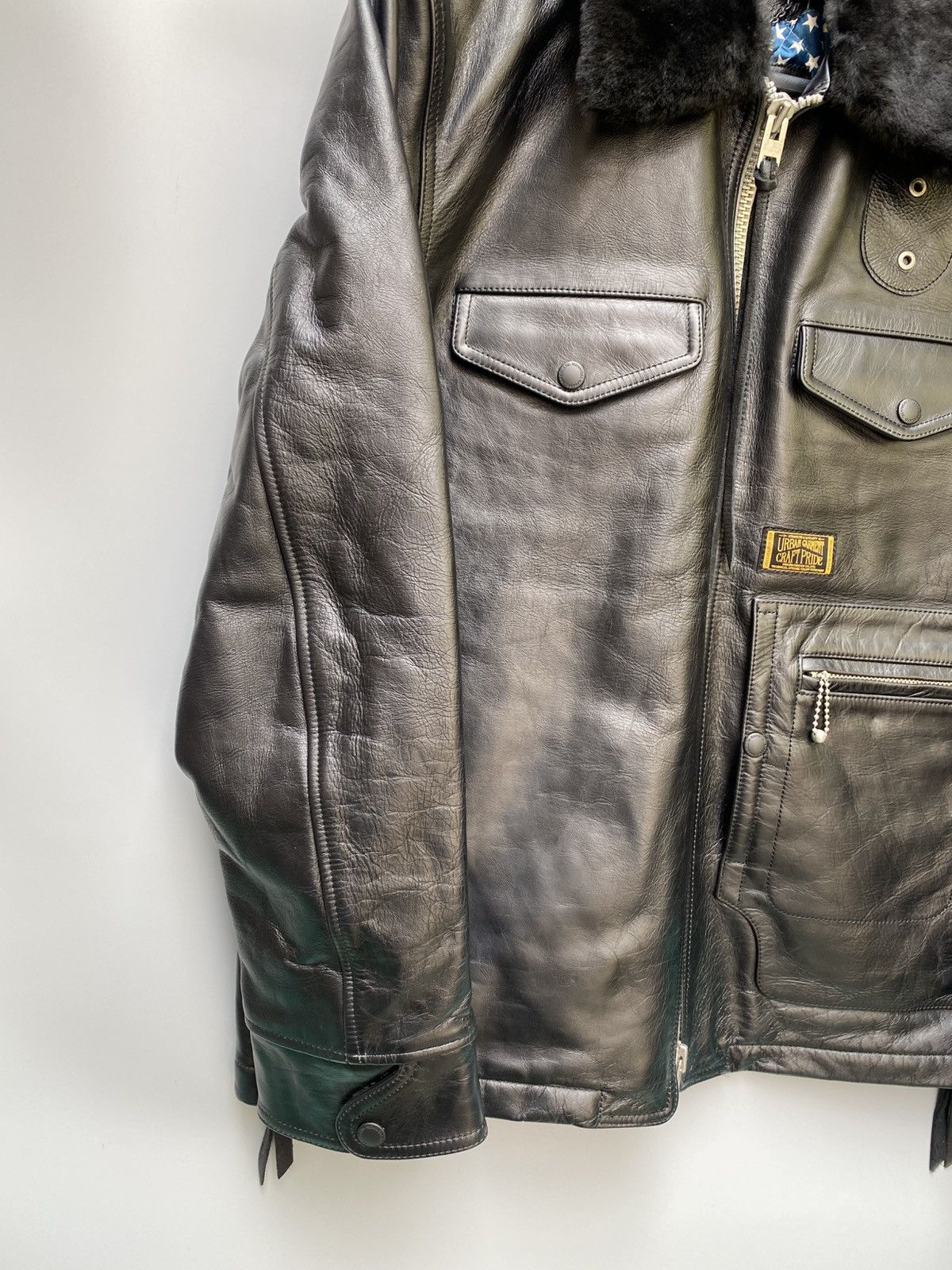 Neighborhood A/W 2010- Neighborhood- Biker Leather Jacket Size US L / EU 52-54 / 3 - 2 Thumbnail