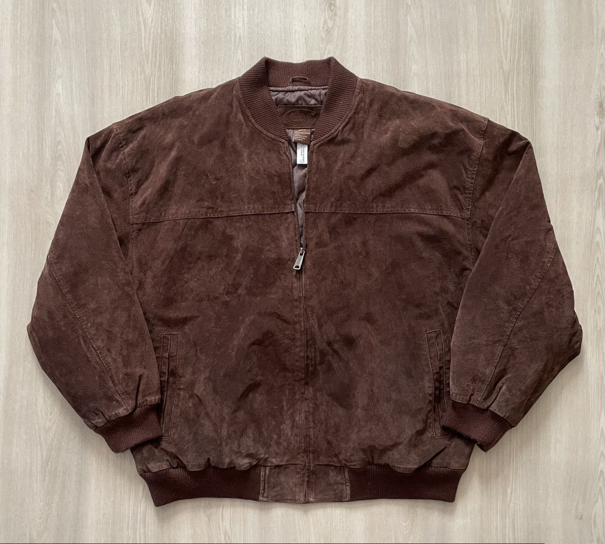 ジャケット・アウター Austin clothing co. suede leather jacket VTG Austin Clothing Co. Suede Leather Bomber Jacket Sz XL