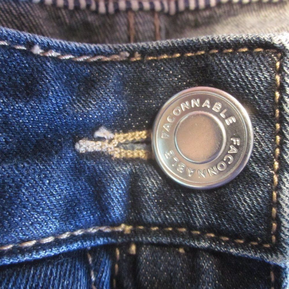 Faconnable Faconnable Womens Cropped Jeans Size 10 Size 32" / US 10 / IT 46 - 6 Thumbnail