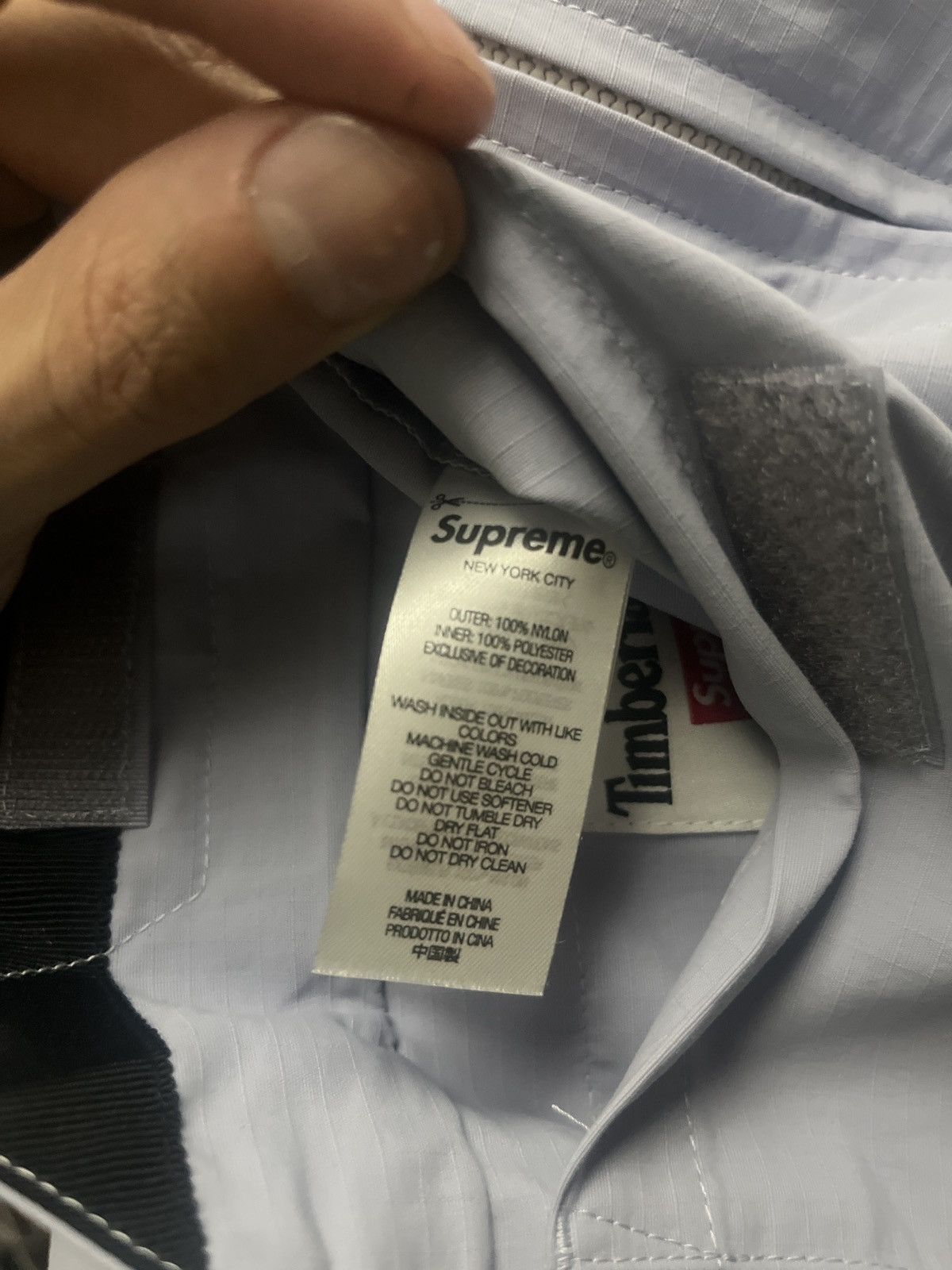 Supreme × Timberland Supreme x Timberland Dusty Blue Jacket Size US M / EU 48-50 / 2 - 10 Thumbnail
