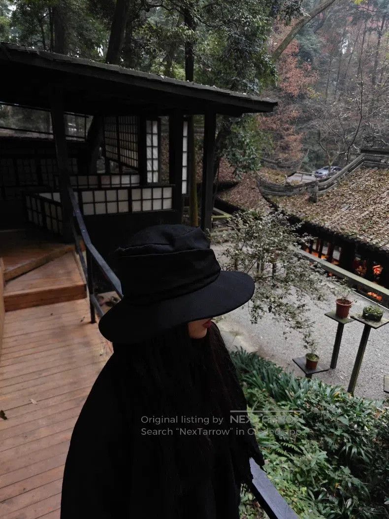 Yohji Yamamoto Yohji Yamamoto Y's Wool Wide Brim Hat . Size ONE SIZE - 5 Thumbnail