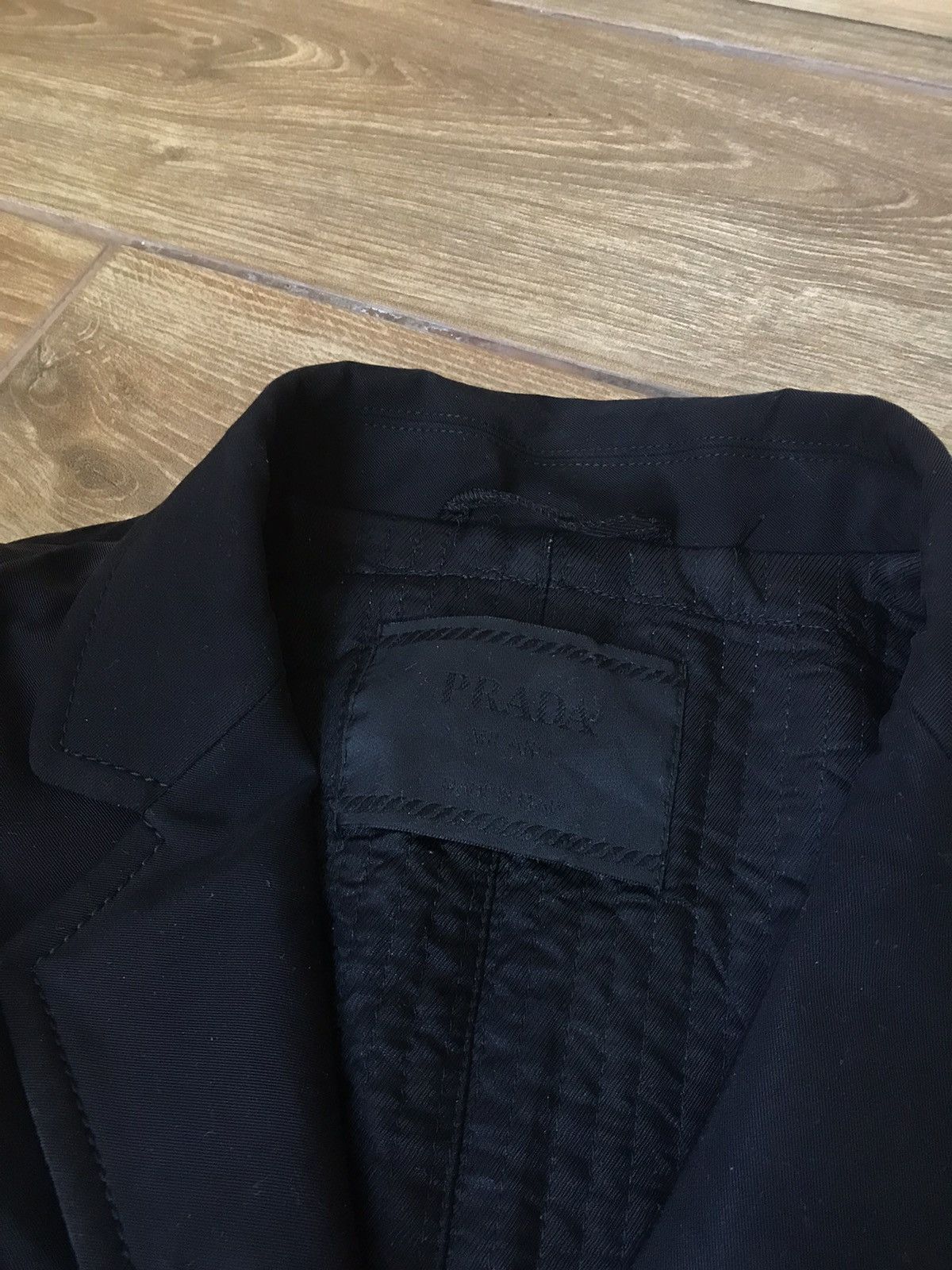 Prada Vintage Prada Milano Trench Coat Jacket Cloak Size L / US 10 / IT 46 - 13 Thumbnail
