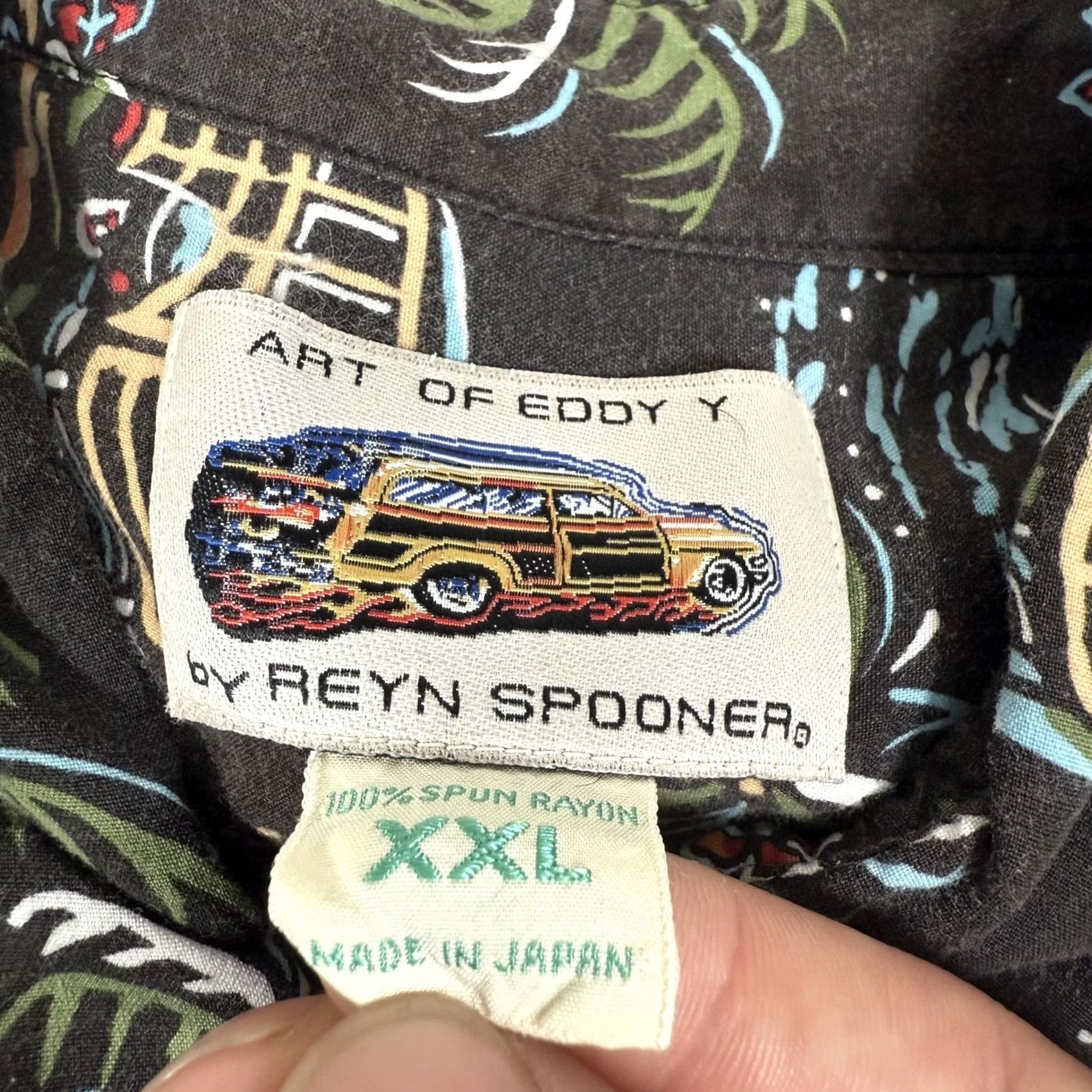 Reyn Spooner Reyn Spooner Shirt Mens 2XL Rayon Eddy Y Woody Wagon Surf Hawaiian Japan Aloha Size US XXL / EU 58 / 5 - 7 Thumbnail