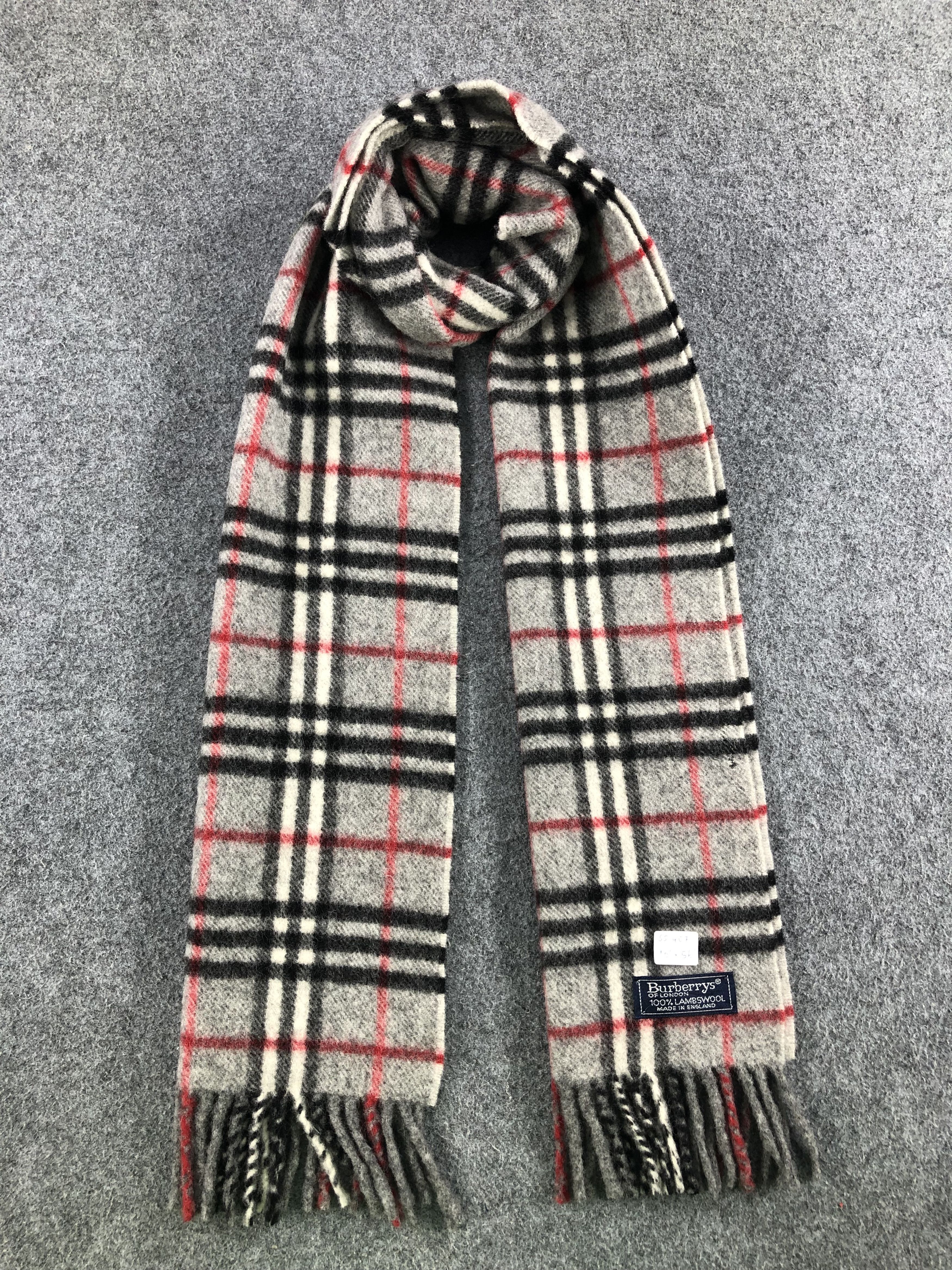 Burberry Burberrys Scarf / Muffler / Neckwear Lambswool Size ONE SIZE - 1 Thumbnail