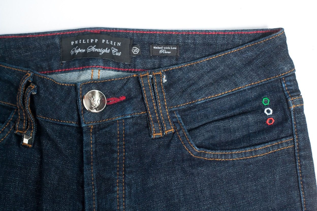 Philipp Plein Philipp Plein Super Straight Cut Jeans Size US 30 / EU 46 - 4 Thumbnail