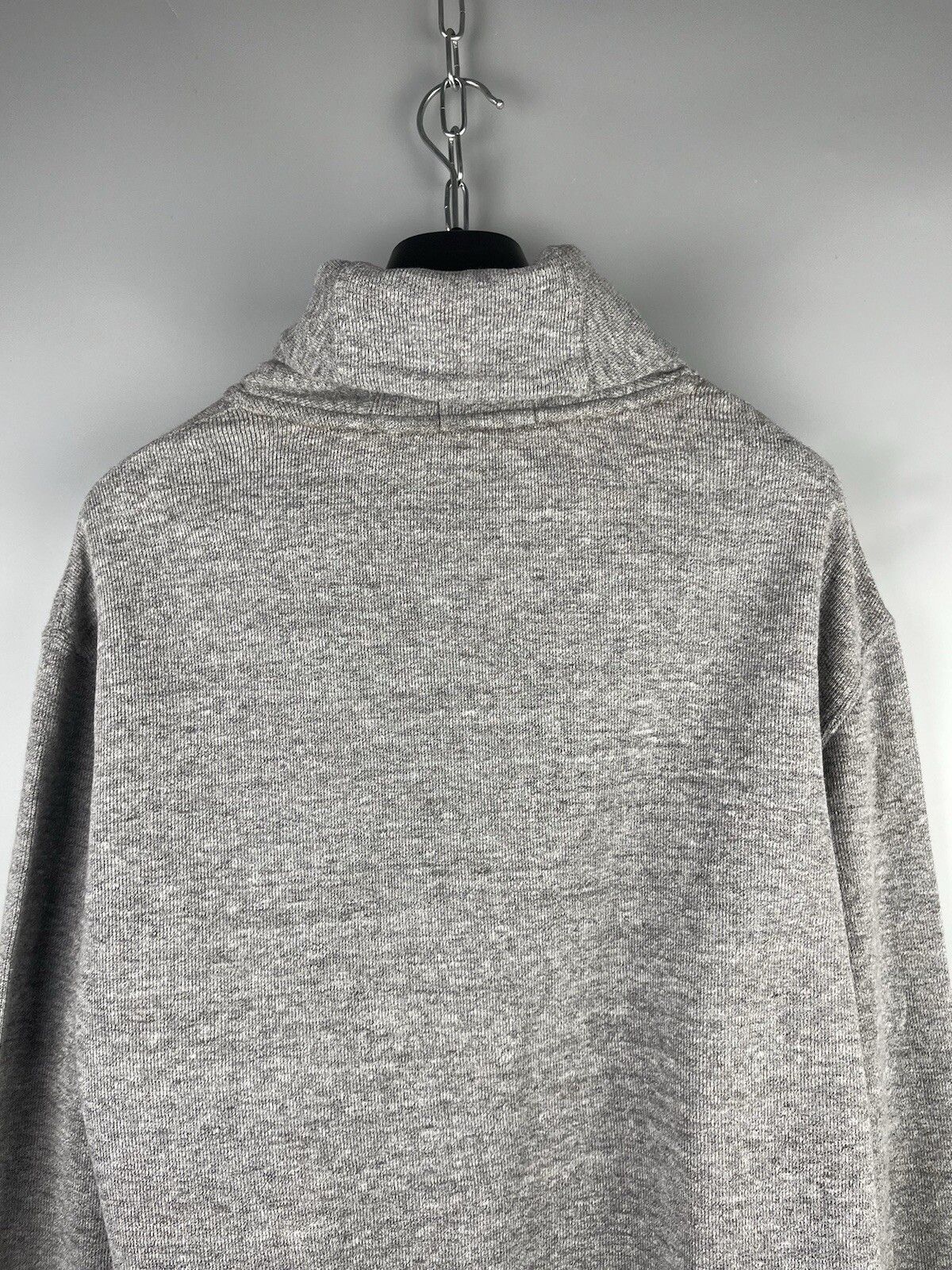 Polo Ralph Lauren Polo Ralph Lauren Shawl Neck Gray Pullover Sweater Size US M / EU 48-50 / 2 - 10 Thumbnail