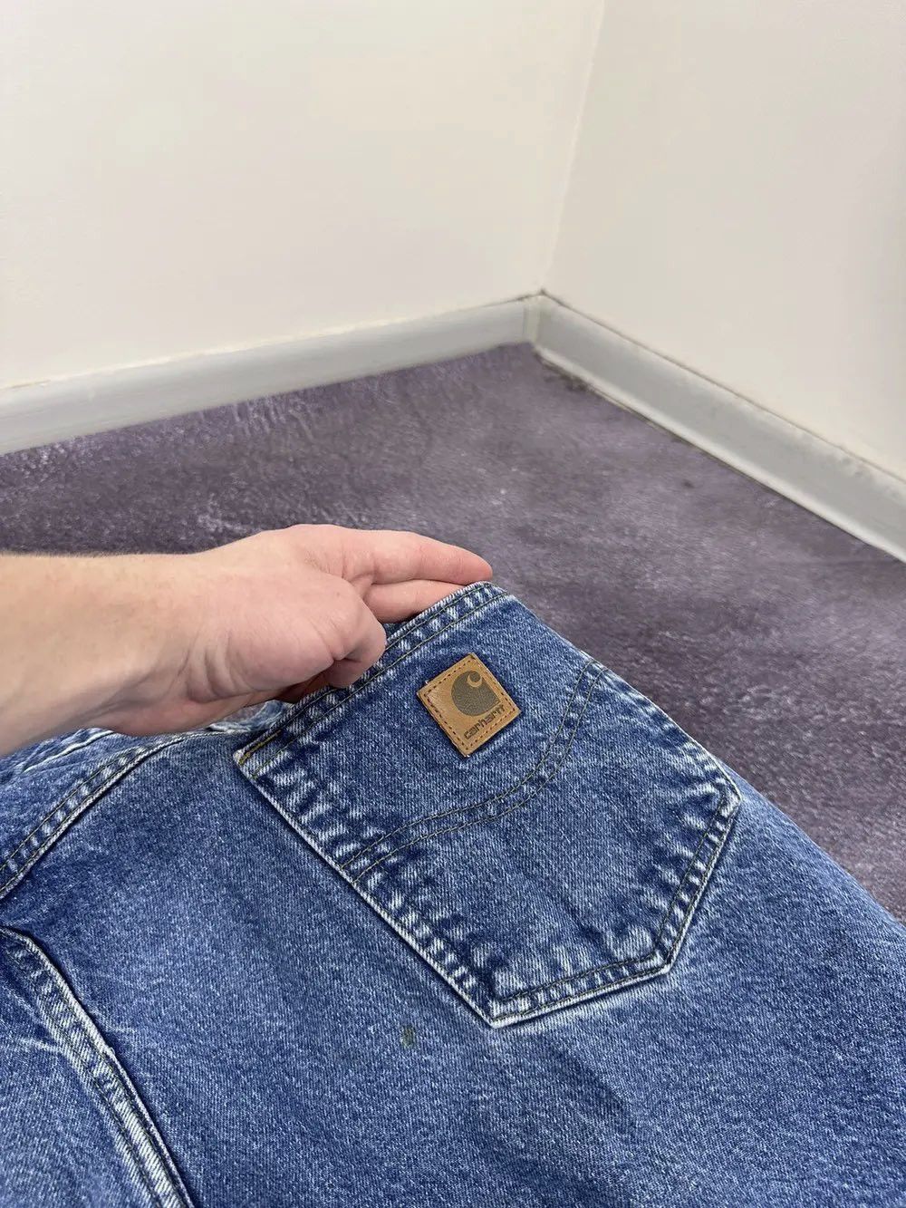 Carhartt Vintage Carhartt USA Distressed Baggy Hype Opium Work Jeans Size US 40 / EU 56 - 9 Thumbnail