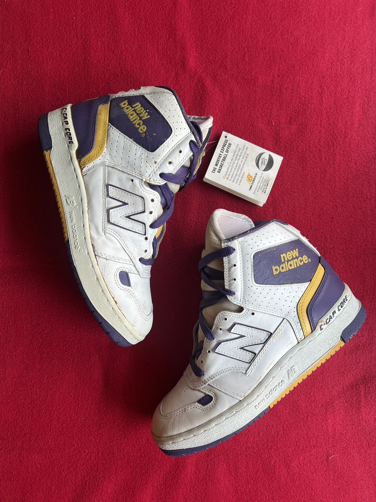 NBA × New Balance × Vintage 1988 New Balance James Worthy 790 Lakers vintage OG sneakers Size US 7.5 / EU 40-41 - 1 Thumbnail