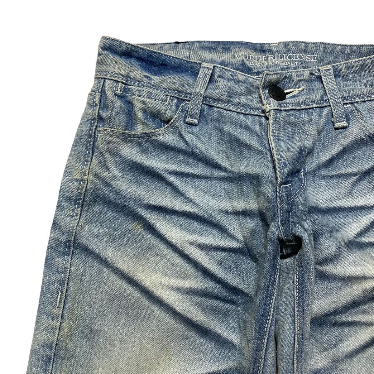 Murder License Murder License Honeycomb Denim Flare Jeans Size US 28 / EU 44 - 4 Thumbnail