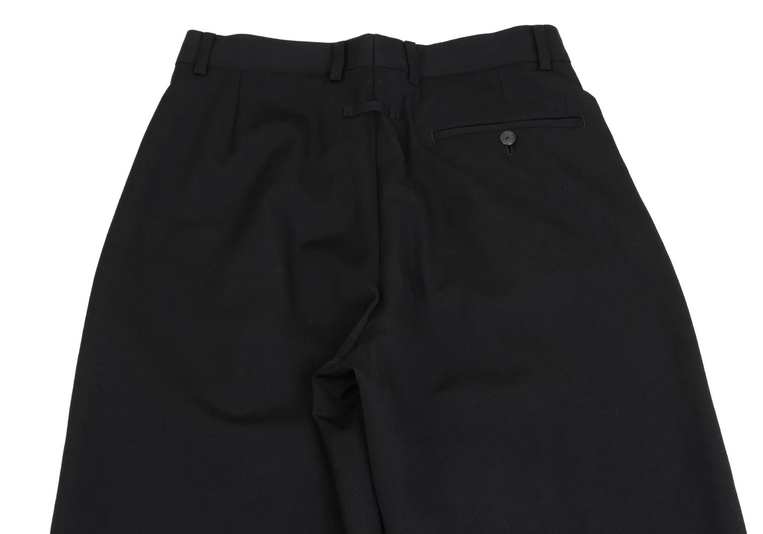Jean Paul Gaultier Wool Gabardine Trousers in Black, Size 48 Size US 32 / EU 48 - 10 Thumbnail