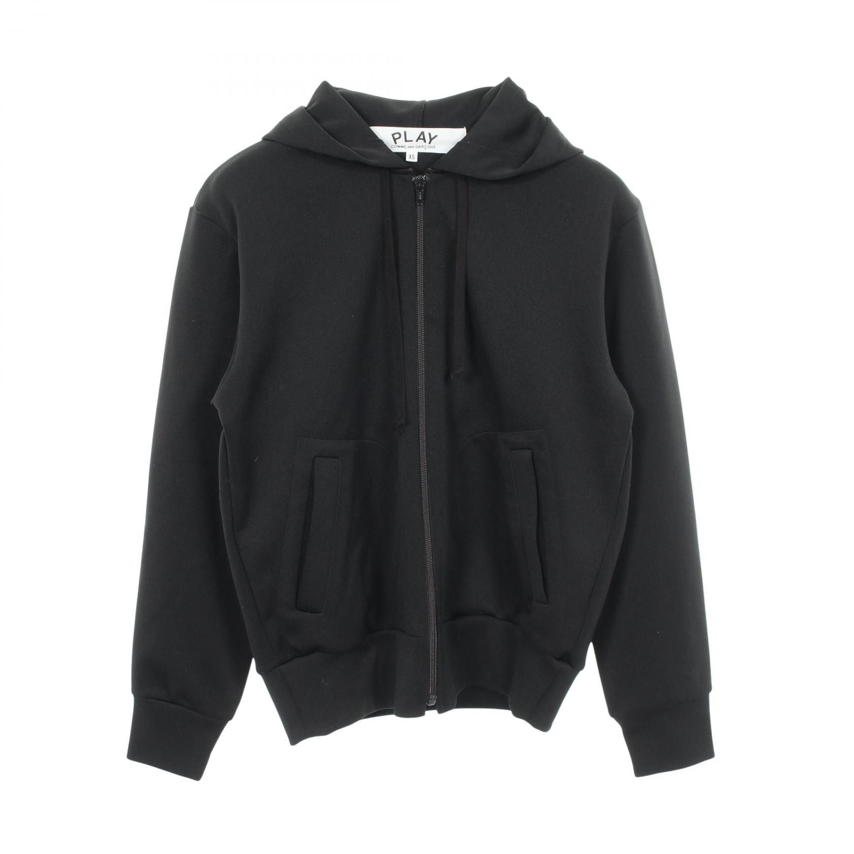 Comme des Garcons Comme des Garcons Play Comme des Garcons Heart Embroidery Polyester Hoodie Textile Sweatshirts & Hoodies DUTY FREE for USA Size ONE SIZE - 1 Thumbnail