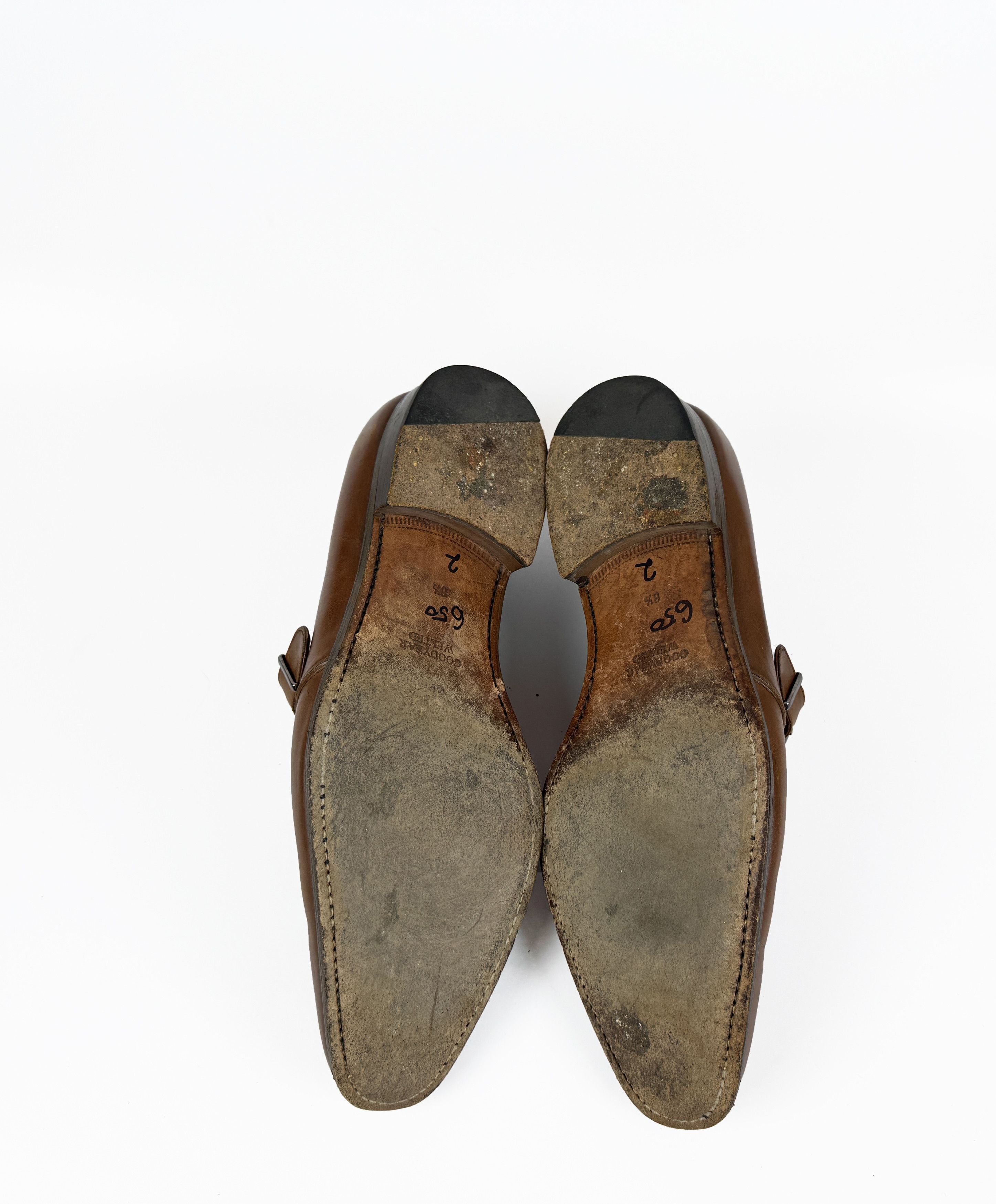 Other Goodyear Welted x Louis Boston Leather Monk Straps Size 8.5 Size US 9.5 / EU 42-43 - 8 Thumbnail